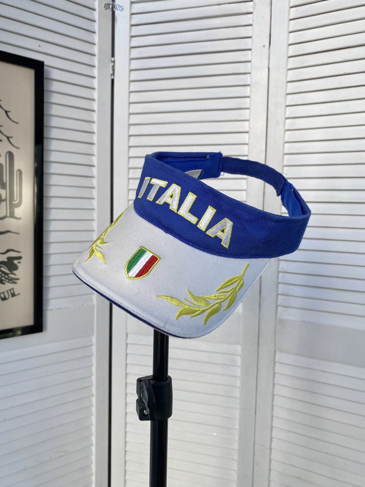 Vintage Vintage ITALIA Yacht Visor Hat Cap Golf Size ONE SIZE - 4 Thumbnail
