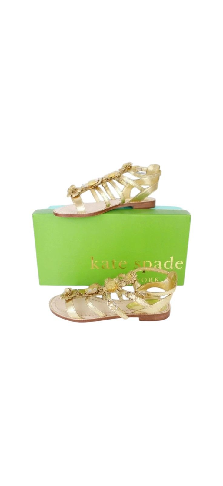 Kate Spade Sandała Karę Spade Leather New Size US 8 / IT 38 - 2 Thumbnail