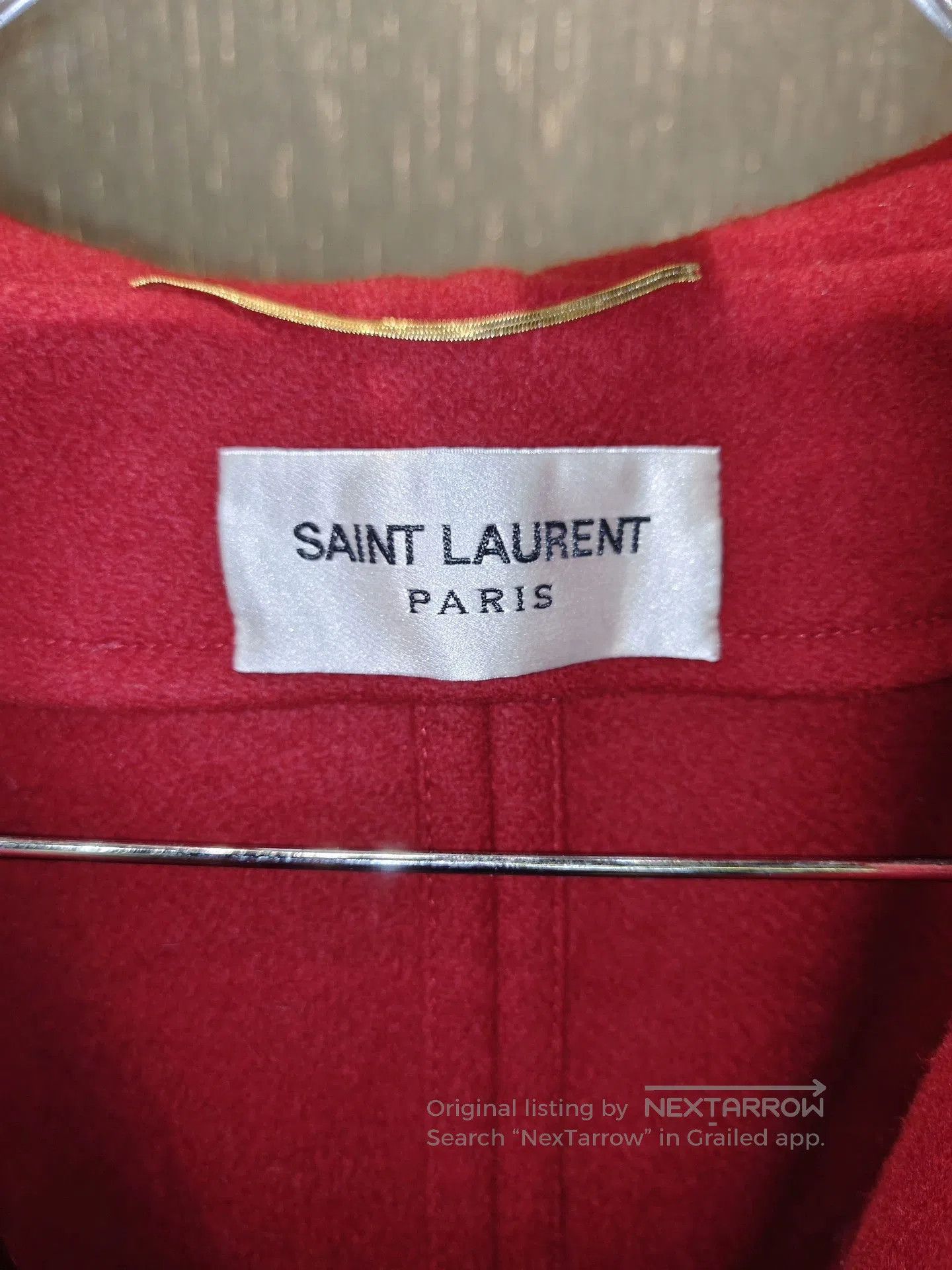 Saint Laurent Paris Saint Laurent Paris Red Hooded Cape. Size S / US 4 / IT 40 - 2 Thumbnail