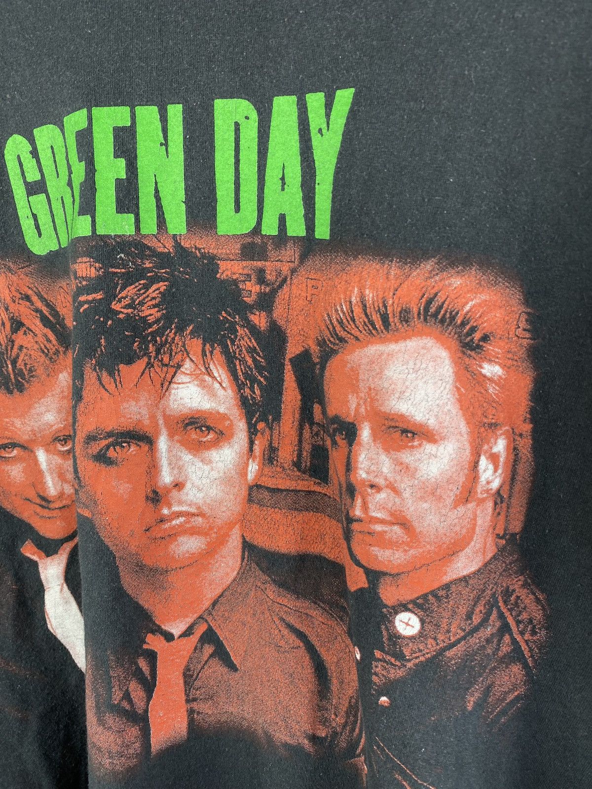 Band Tees × Vintage 🔥VNTG Green Day American Idiot Tour T-Shirt Black Punk Rock Size US L / EU 52-54 / 3 - 3 Thumbnail