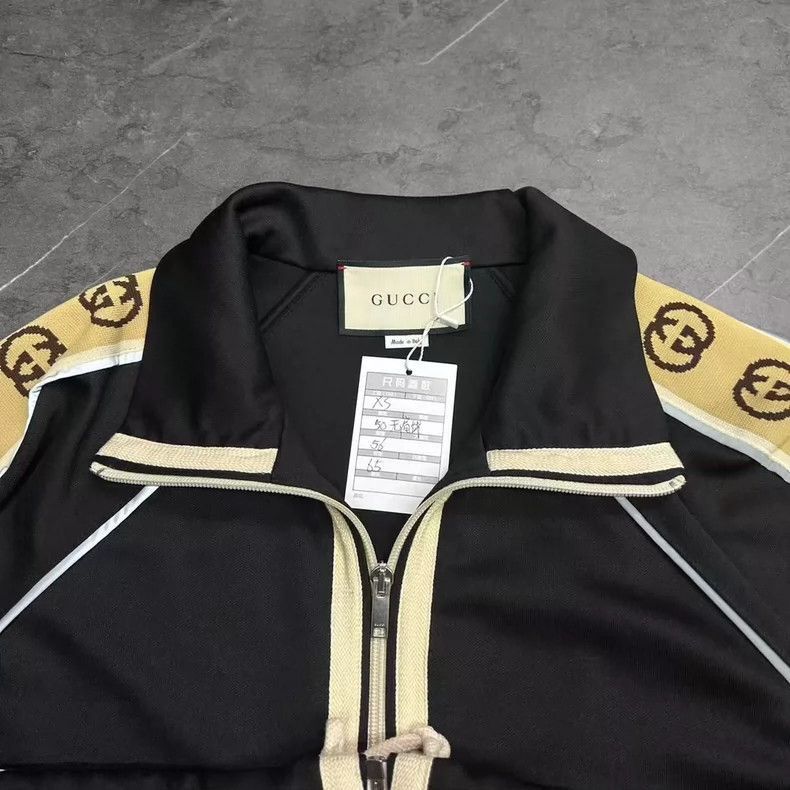 Gucci GUCCI 3M Logo Tracksuit Jacket in Black-2506 Size US XS / EU 42 / 0 - 4 Thumbnail