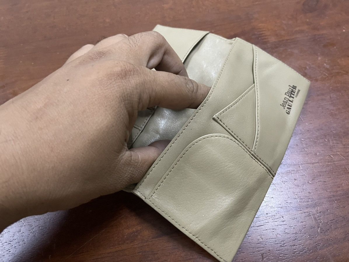 Genuine Leather × Jean Paul Gaultier Jean Paul Gaultier Leather Long Wallet Size ONE SIZE - 8 Thumbnail