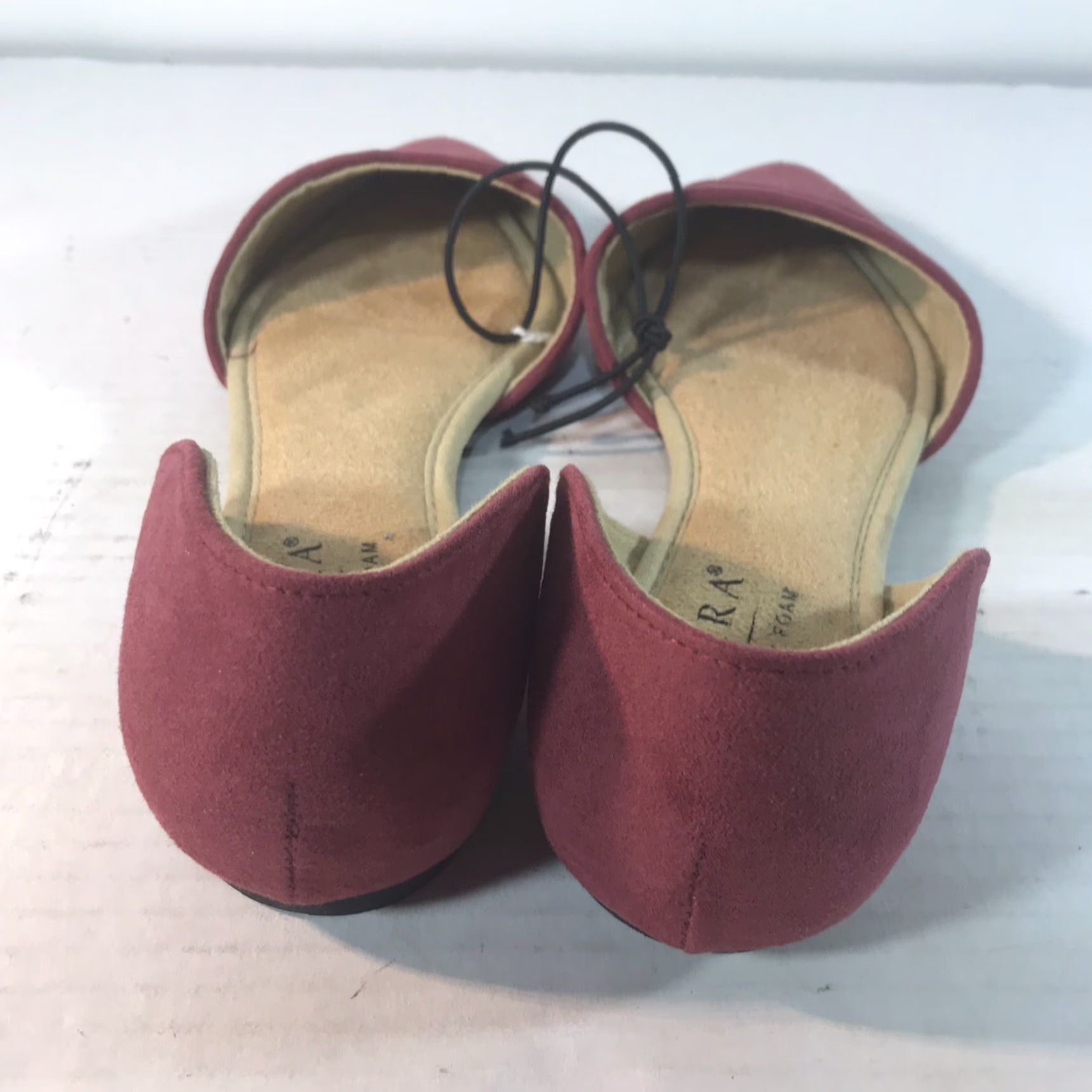Vintage Serra Women’s Memory Foam Flat Shoes Size 8 Berry Pointed Toe Summer Casual Size US 8 / IT 38 - 3 Thumbnail