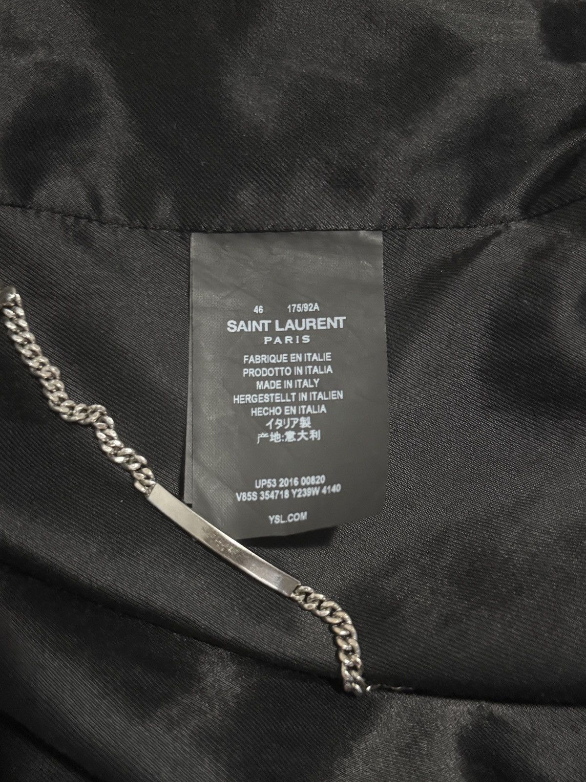 Saint Laurent Paris Saint Laurent Teddy Jacket Size US S / EU 44-46 / 1 - 5 Thumbnail