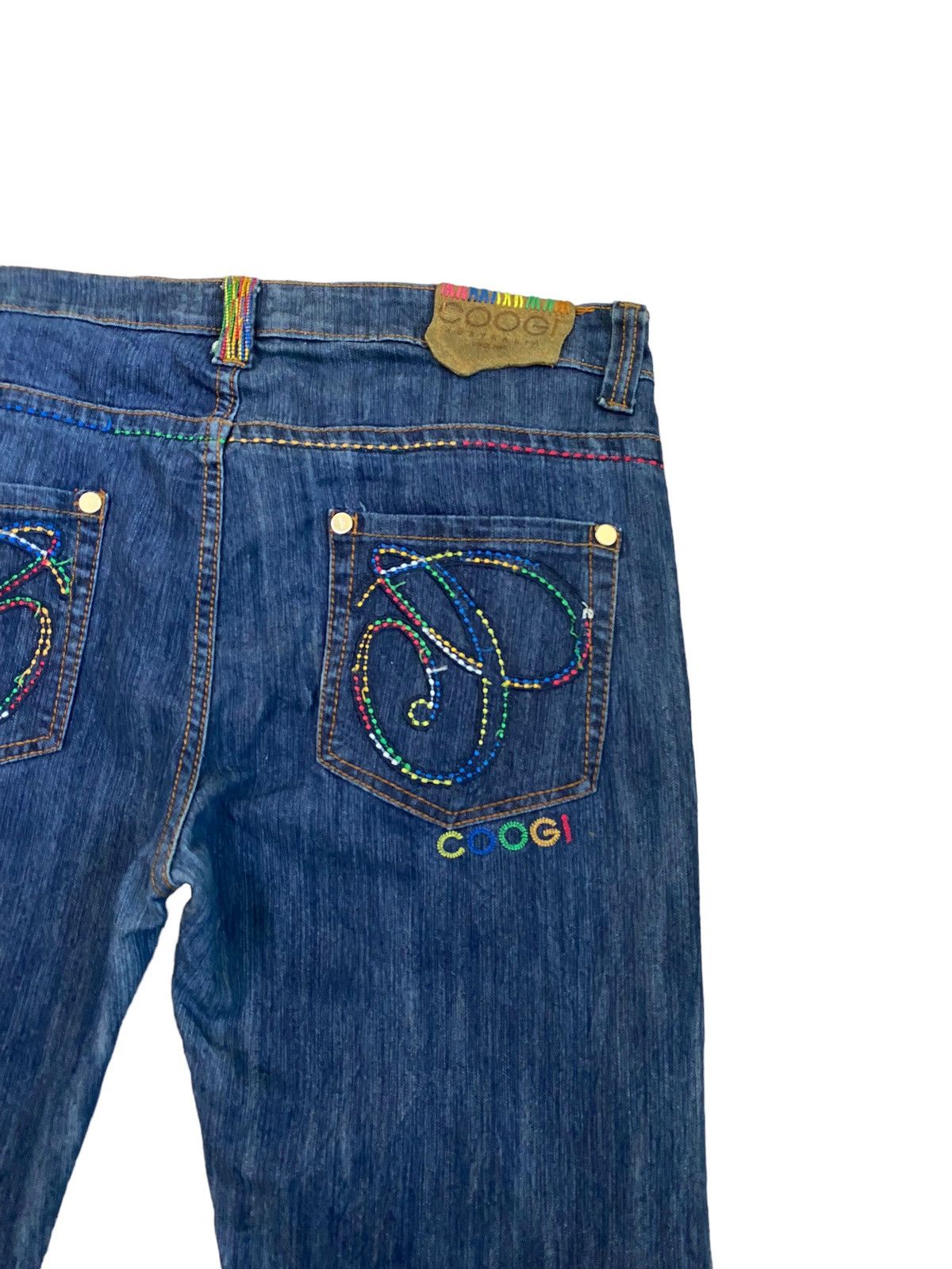 Coogi Vintage Coogi Blue Multicolour Denim Jeans Size US 35 - 12 Thumbnail