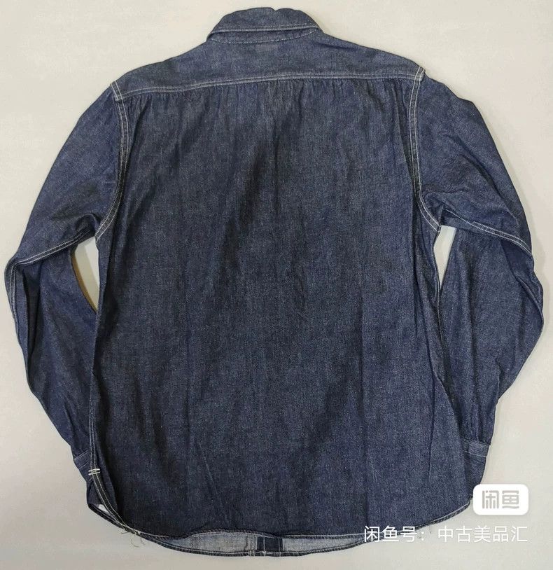 Freewheelers Freewheelers size 15 Blue 8oz danning cloth shirt Size US S / EU 44-46 / 1 - 3 Thumbnail