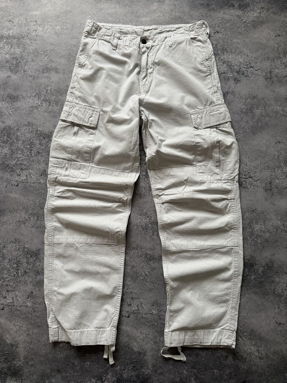 Carhartt Vintage Carhartt Baggy Withe Cargo Pants Size US 32 / EU 48 - 3 Thumbnail