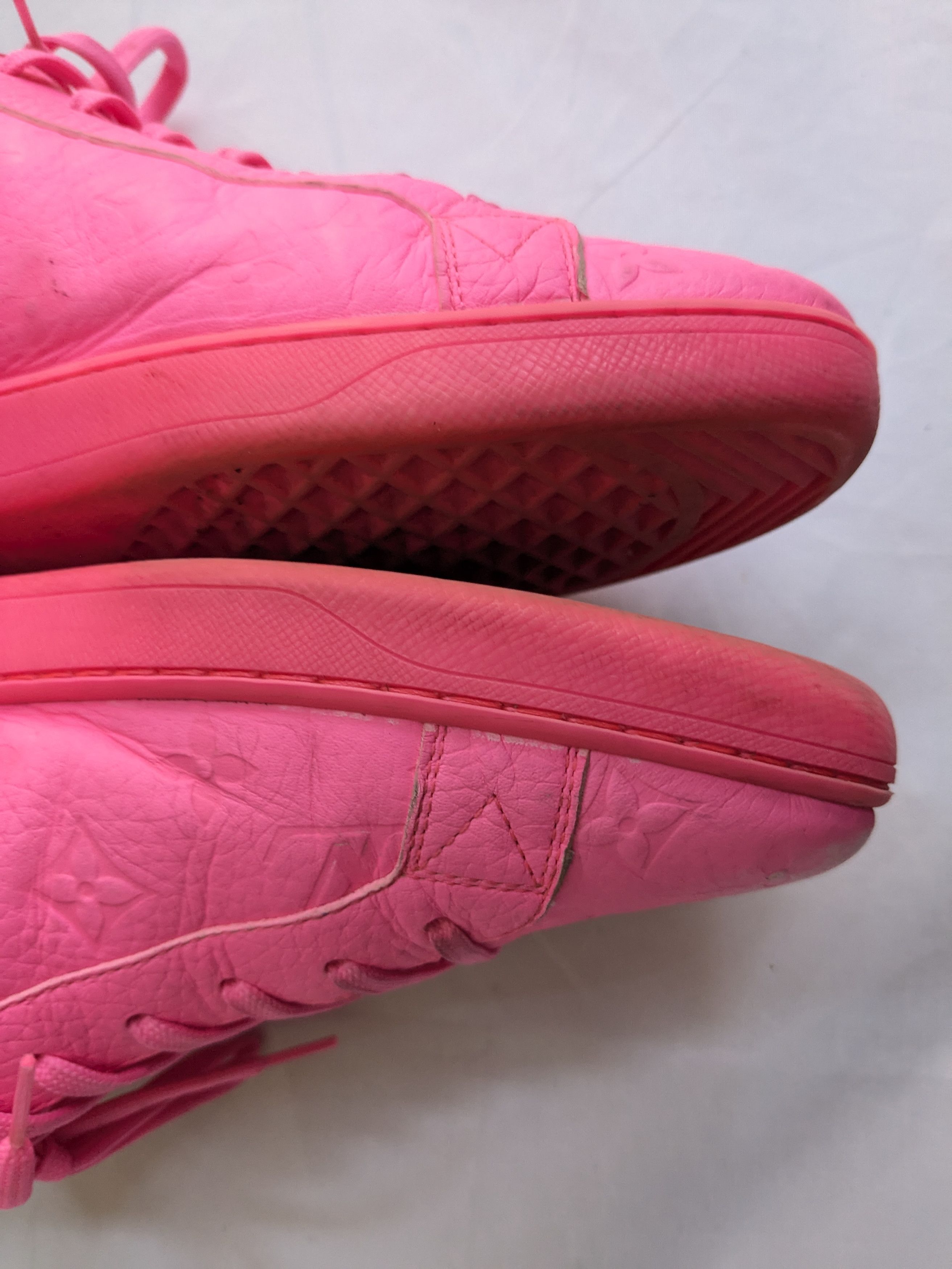 Louis Vuitton Louis Vuitton Monogram Sneakers Pink 10.5 Logo Size US 10.5 / EU 43-44 - 10 Thumbnail