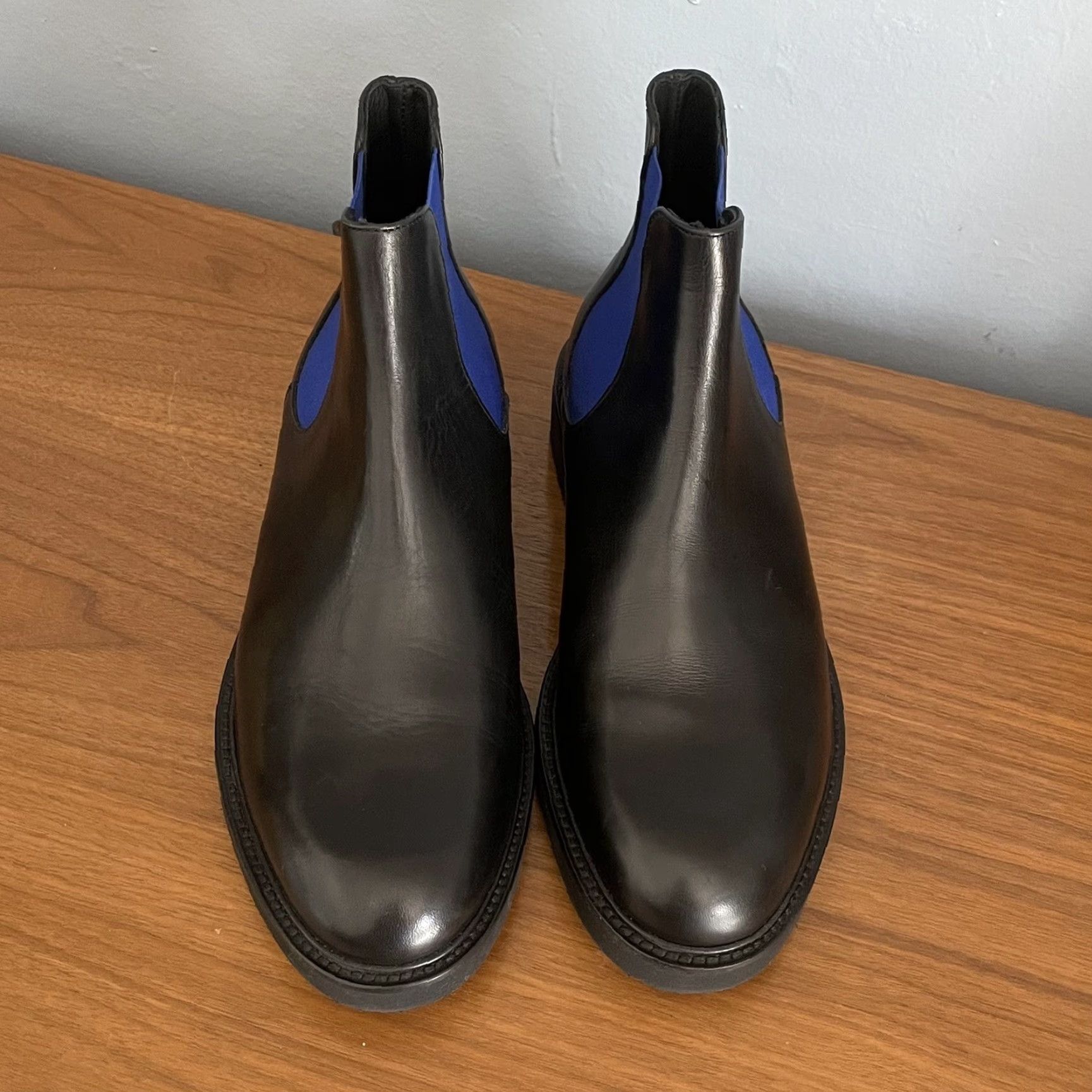 8 by YOOX VINTAGE 8 By Yoox Black Leather Chelsea Ankle Boots Mens Size 41 US 8 Chelsea Boot Leather Outsole NWOB Size US 8 / EU 41 - 3 Thumbnail