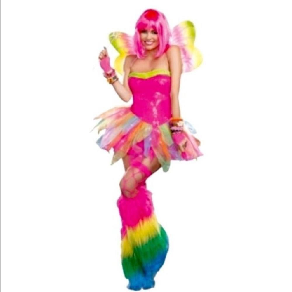Designer Sparkling Fairy Costume with Wings Size ONE SIZE - 9 Thumbnail