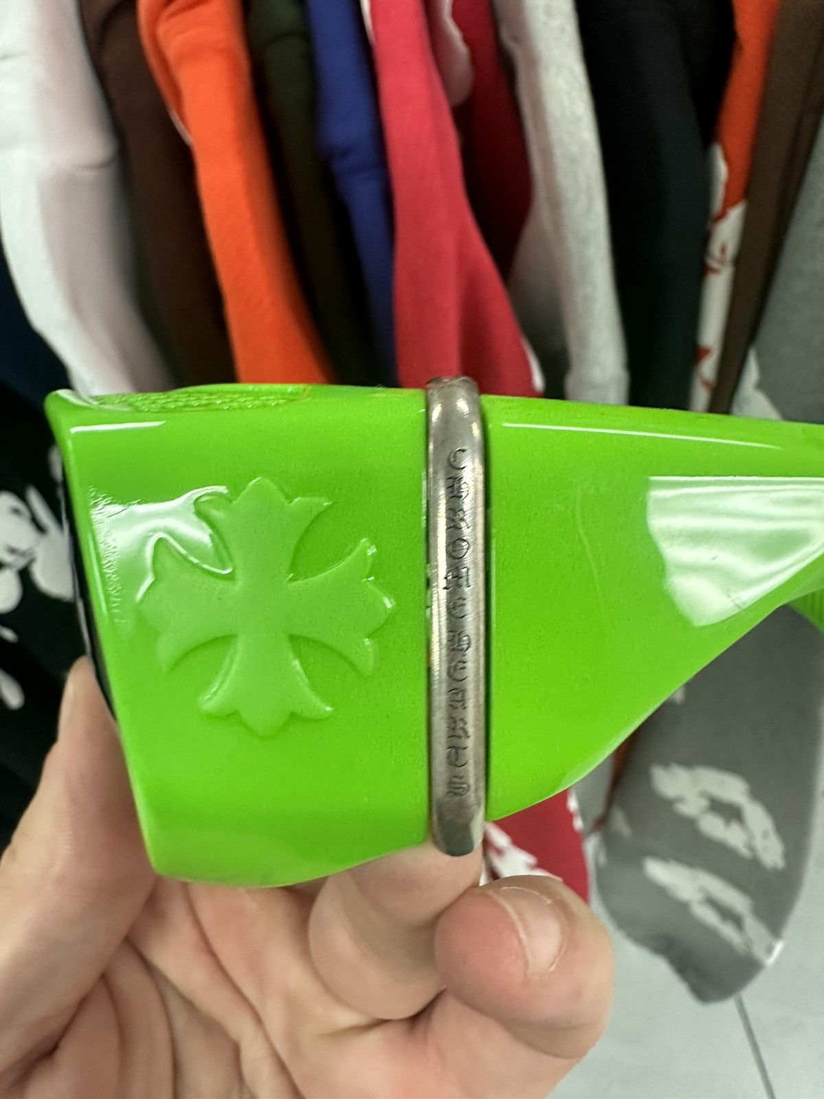 Chrome Hearts Chrome Hearts Neon Green Sunglasses Size ONE SIZE - 2 Thumbnail