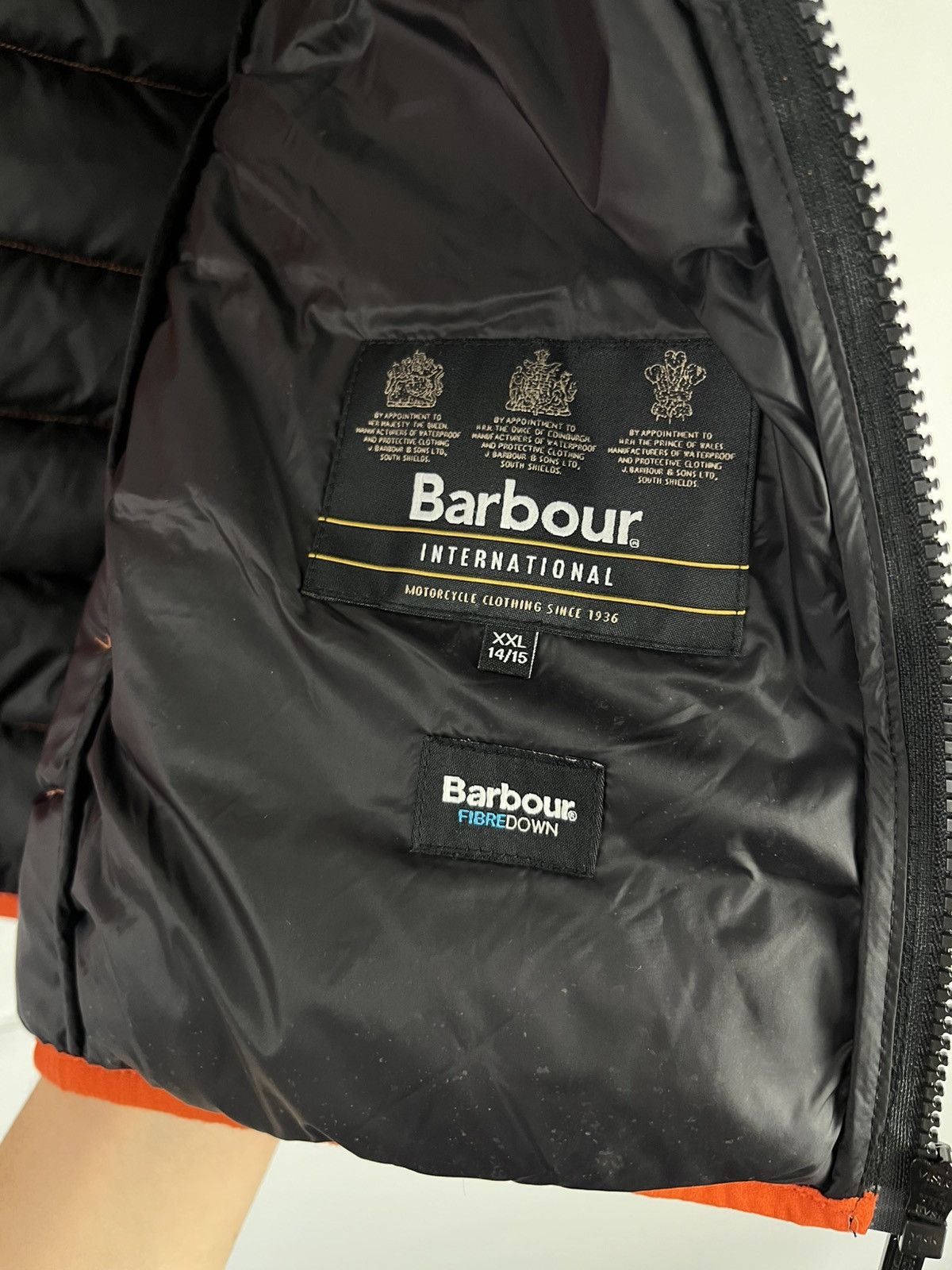 Barbour Barbour International Reed Gilet Nylon Down Vest XXL (14/15) Size US XXS / EU 40 - 6 Thumbnail