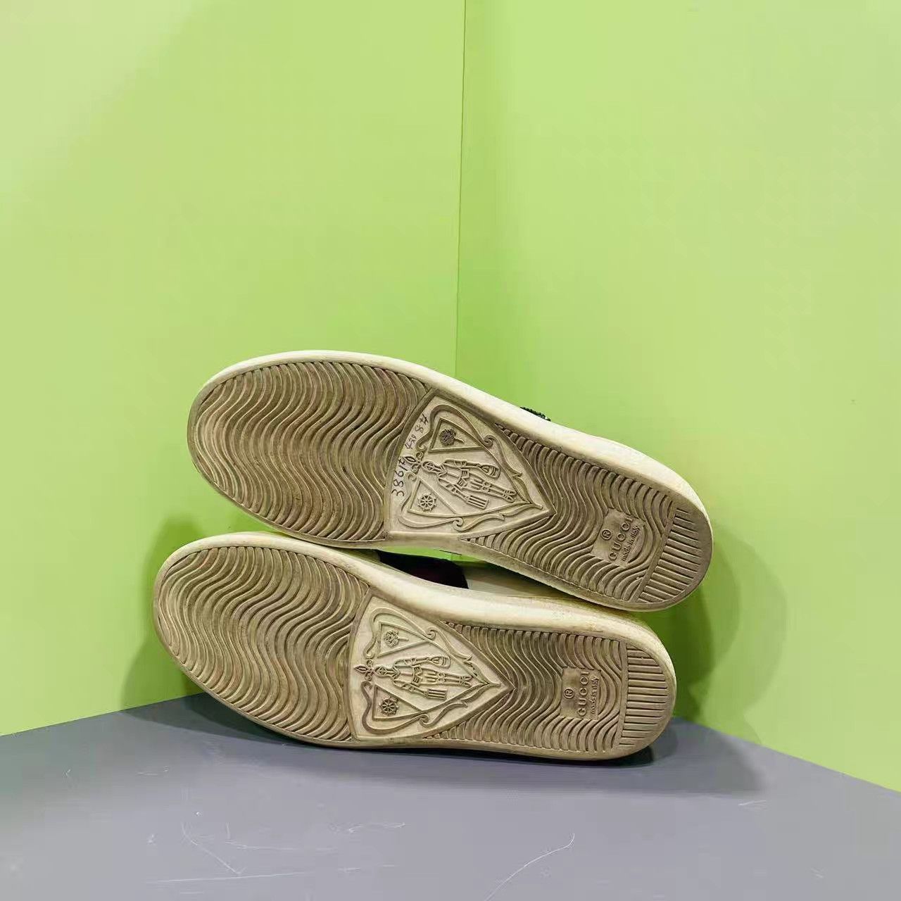 Gucci Gucci Ace Crystal Pin Sneakers K15 Size US 6 / IT 36 - 9 Thumbnail