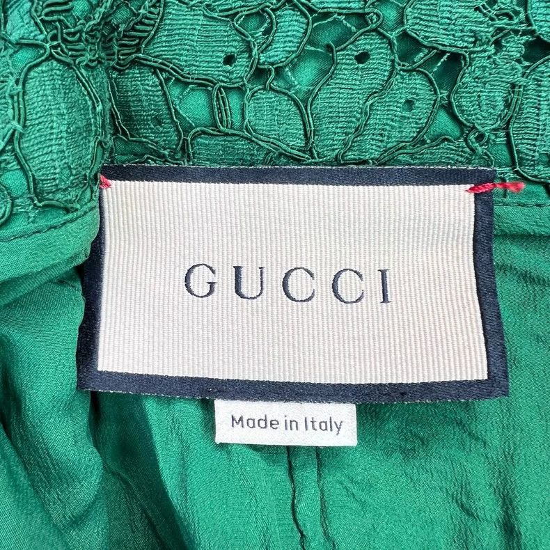 Gucci GucciGreen high-waisted lace shorts 2503-Nextarrow Size 27" / US 4 / IT 40 - 3 Thumbnail