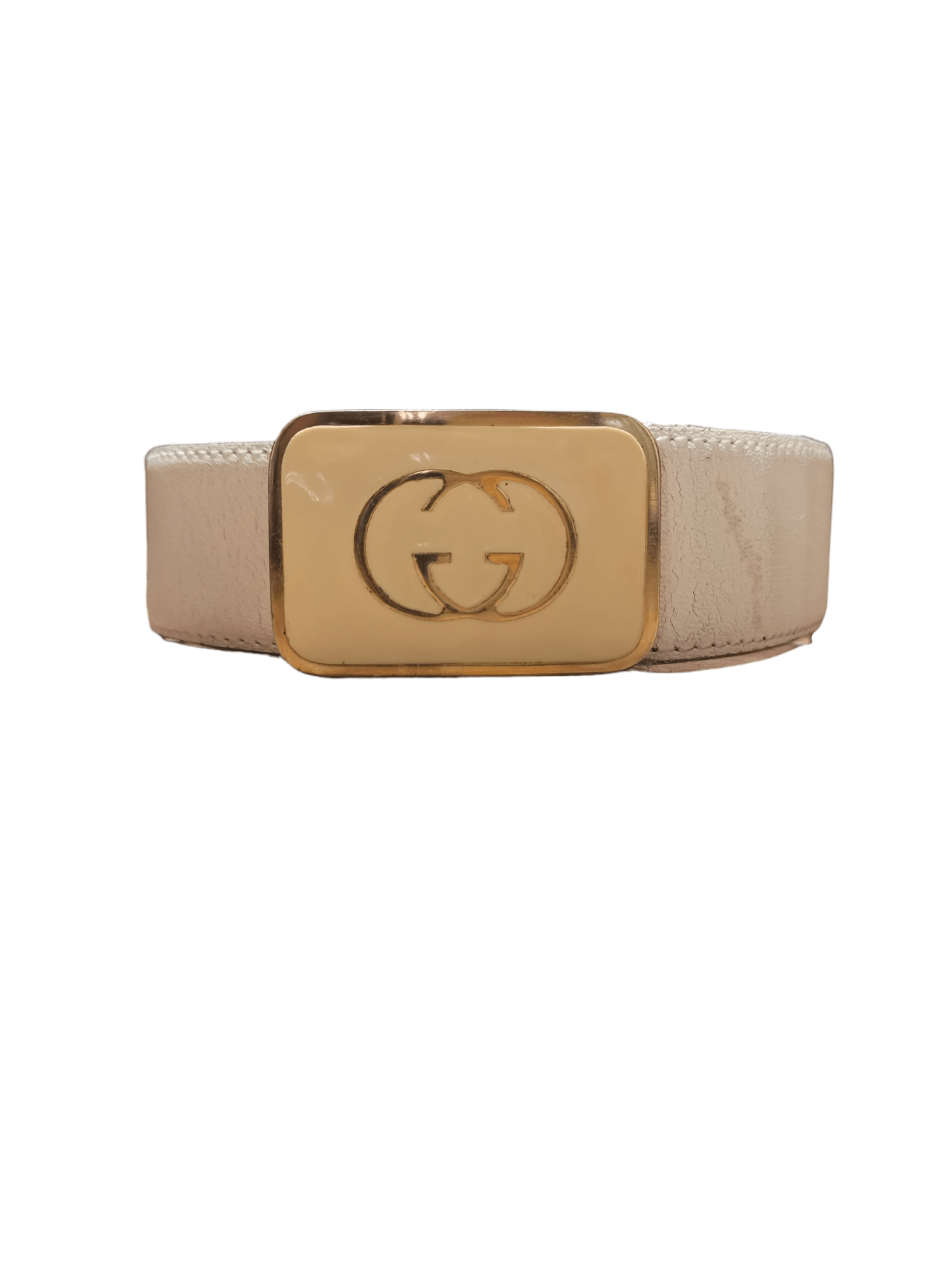 Gucci × Vintage Gucci leather belt vintage rare made in italy Size 34 - 1 Thumbnail