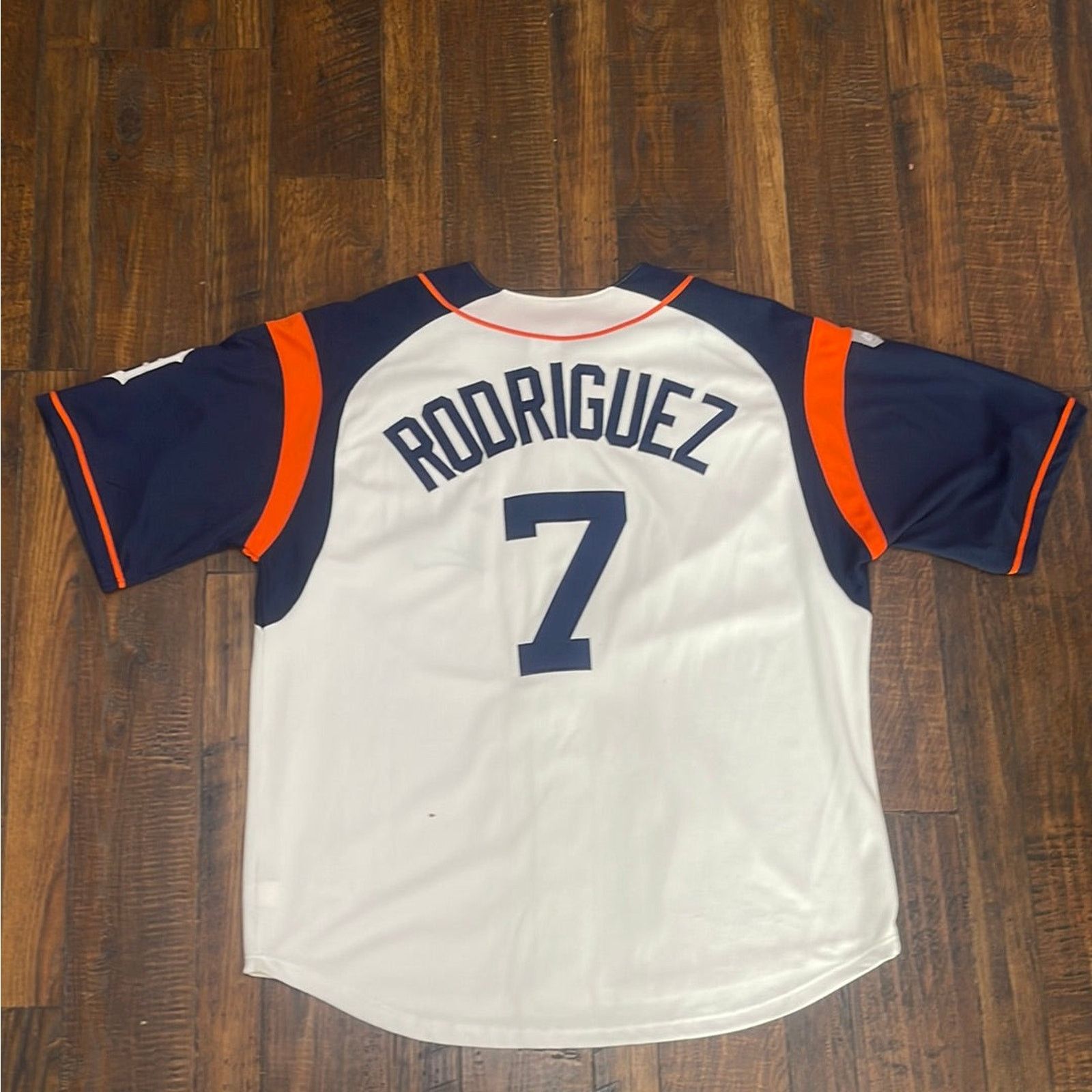 Majestic MLB Detroit Tigers Ivan Pudge Rodriguez 7 Jersey XL Size US XL / EU 56 / 4 - 6 Thumbnail