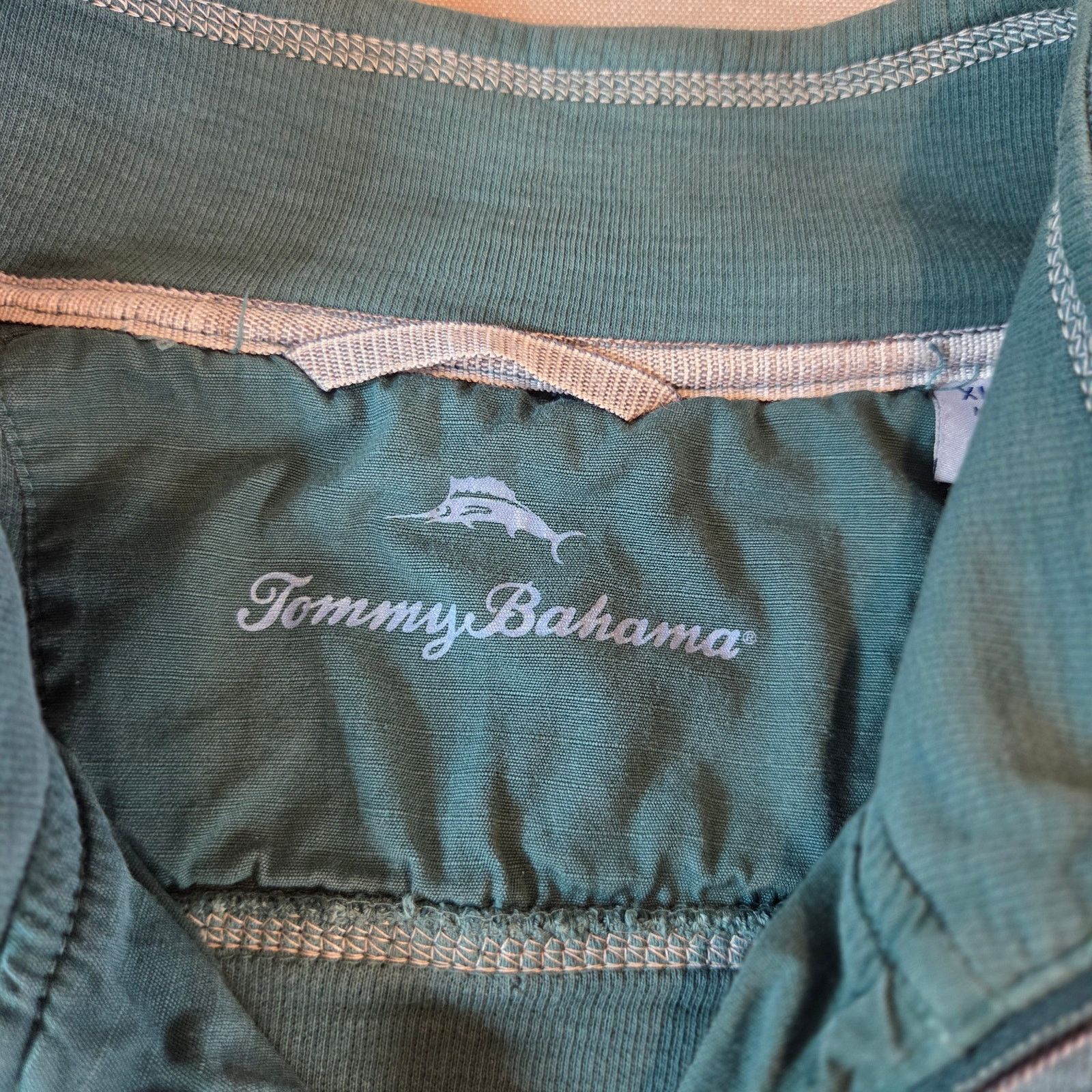 Tommy Bahama Tommy Bahama XL 1/4 Zip Pullover Sweater Blue Size US XL / EU 56 / 4 - 3 Thumbnail