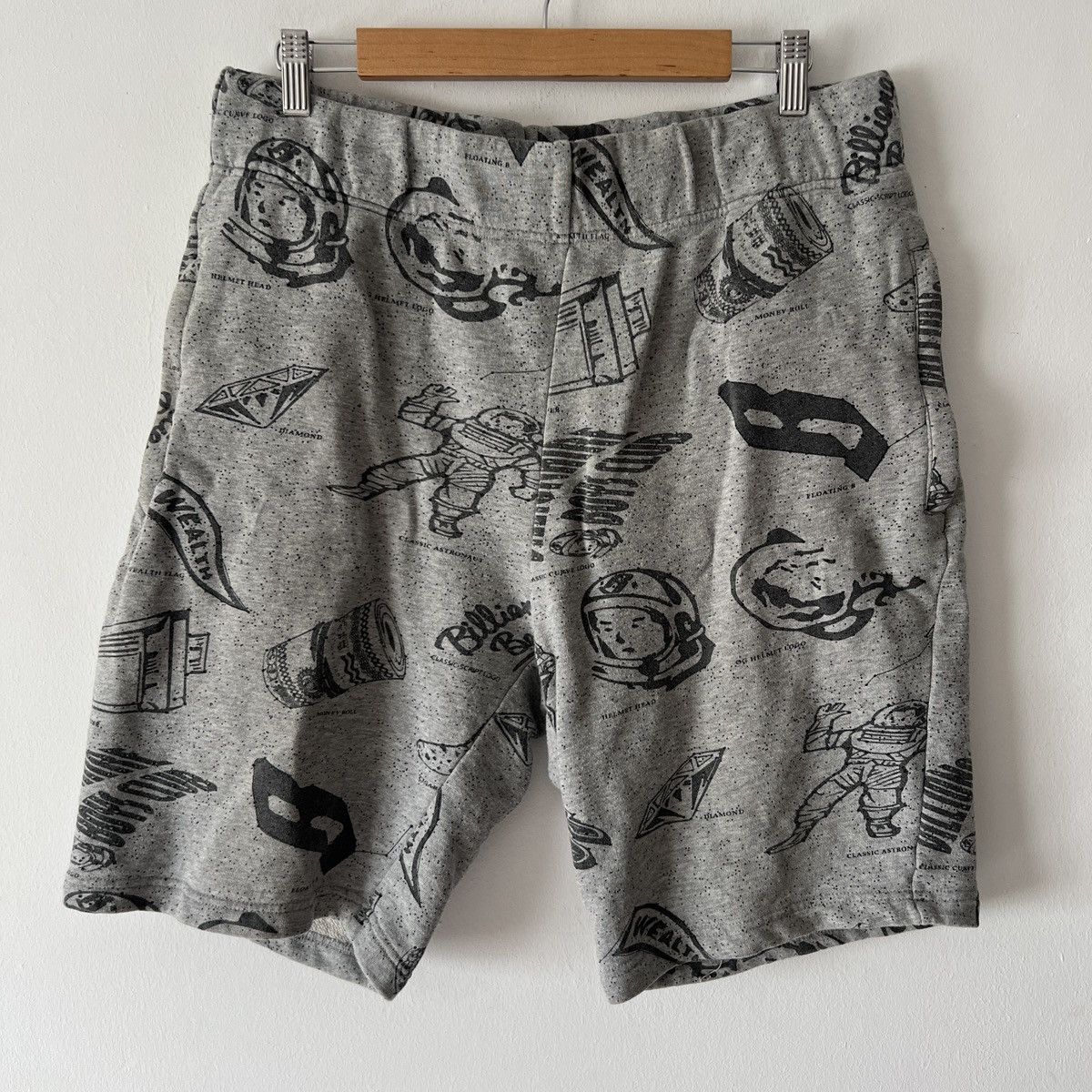 Billionaire Boys Club Billionaire Boys Club Grey Cotton Shorts Size US 32 / EU 48 - 1 Thumbnail