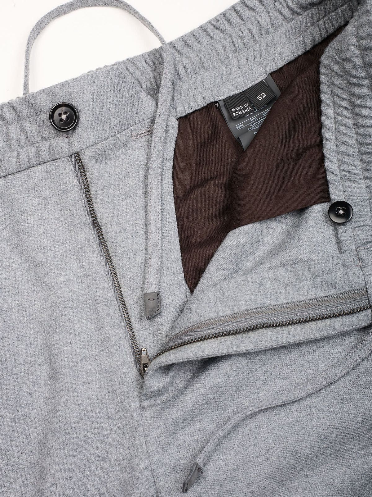 Ermenegildo Zegna ERMENEGILDO ZEGNA Gray Wool Cargo Sweatpants EU 52 NEW US 36 Size US 36 / EU 52 - 4 Thumbnail