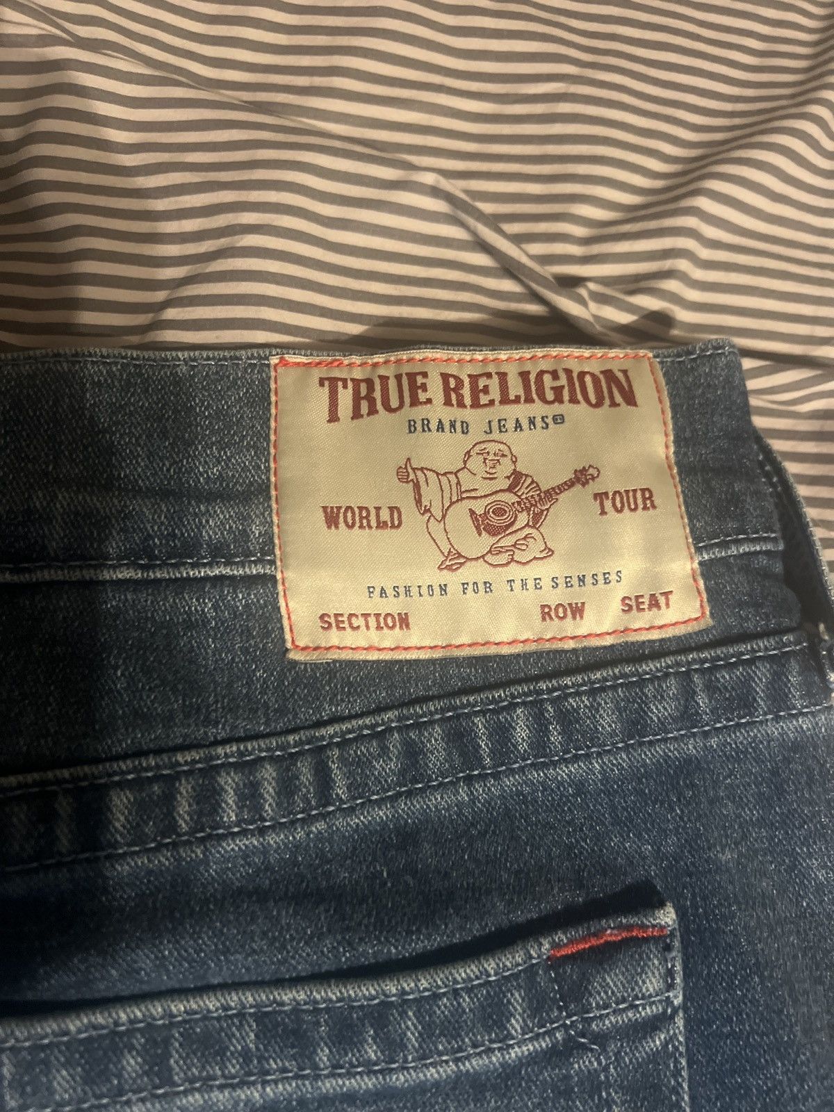True Religion × Vintage True Religion Ricky Jeans Size US 40 / EU 56 - 4 Thumbnail