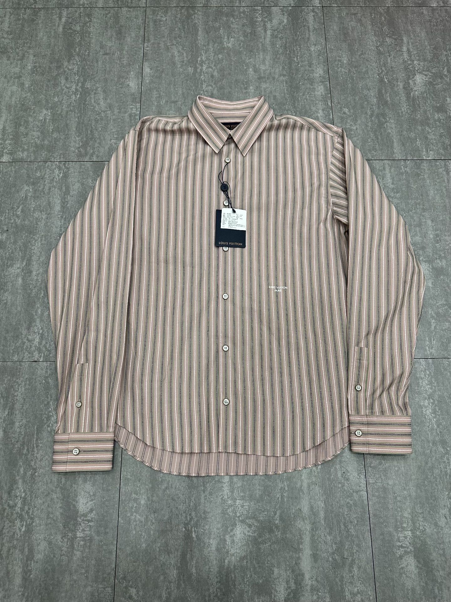 Louis Vuitton Louis Vuitton Striped Shirt xl Men Size US XL / EU 56 / 4 - 1 Thumbnail