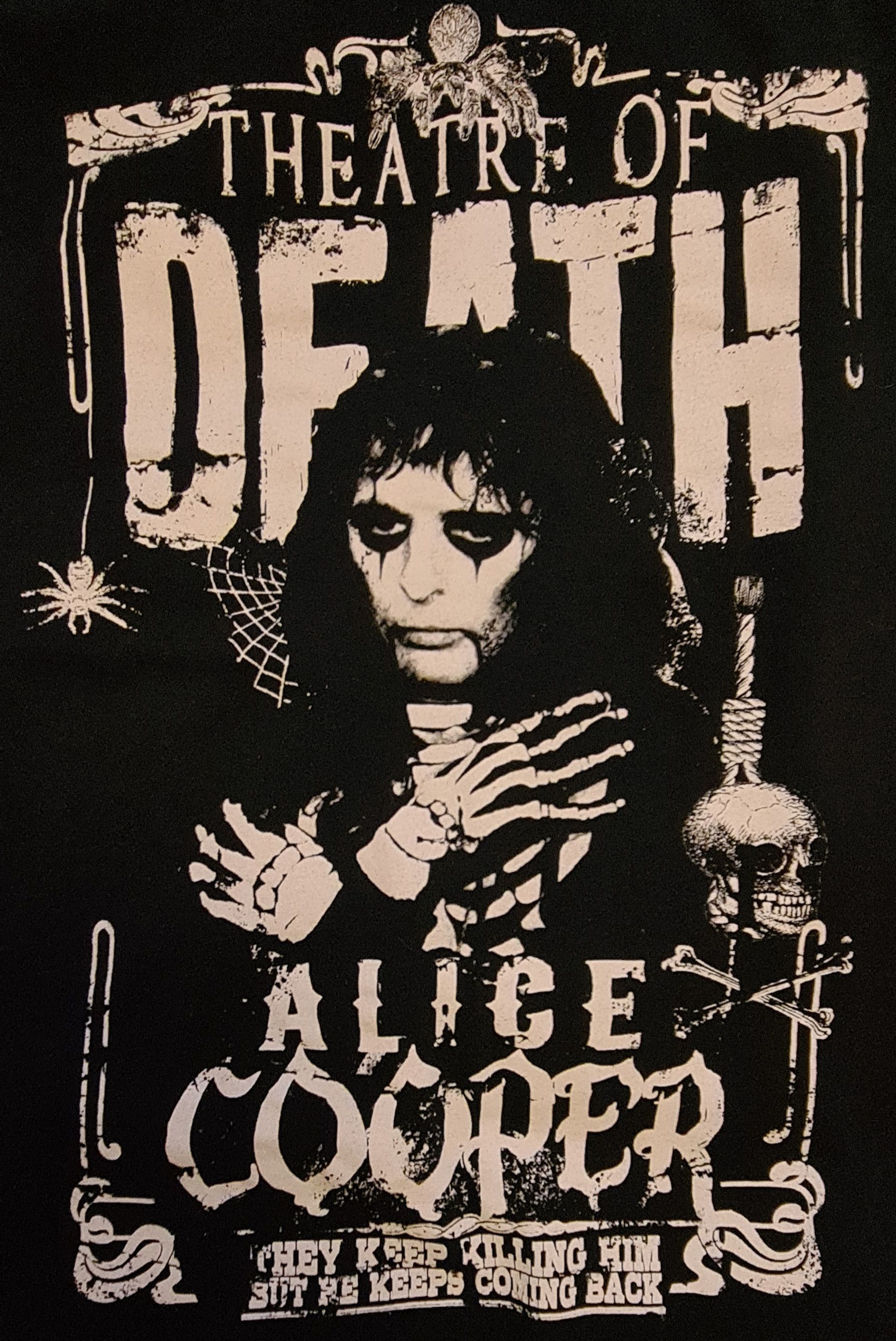 Gildan ALICE COOPER Theater Of Death shirt Size US L / EU 52-54 / 3 - 2 Thumbnail