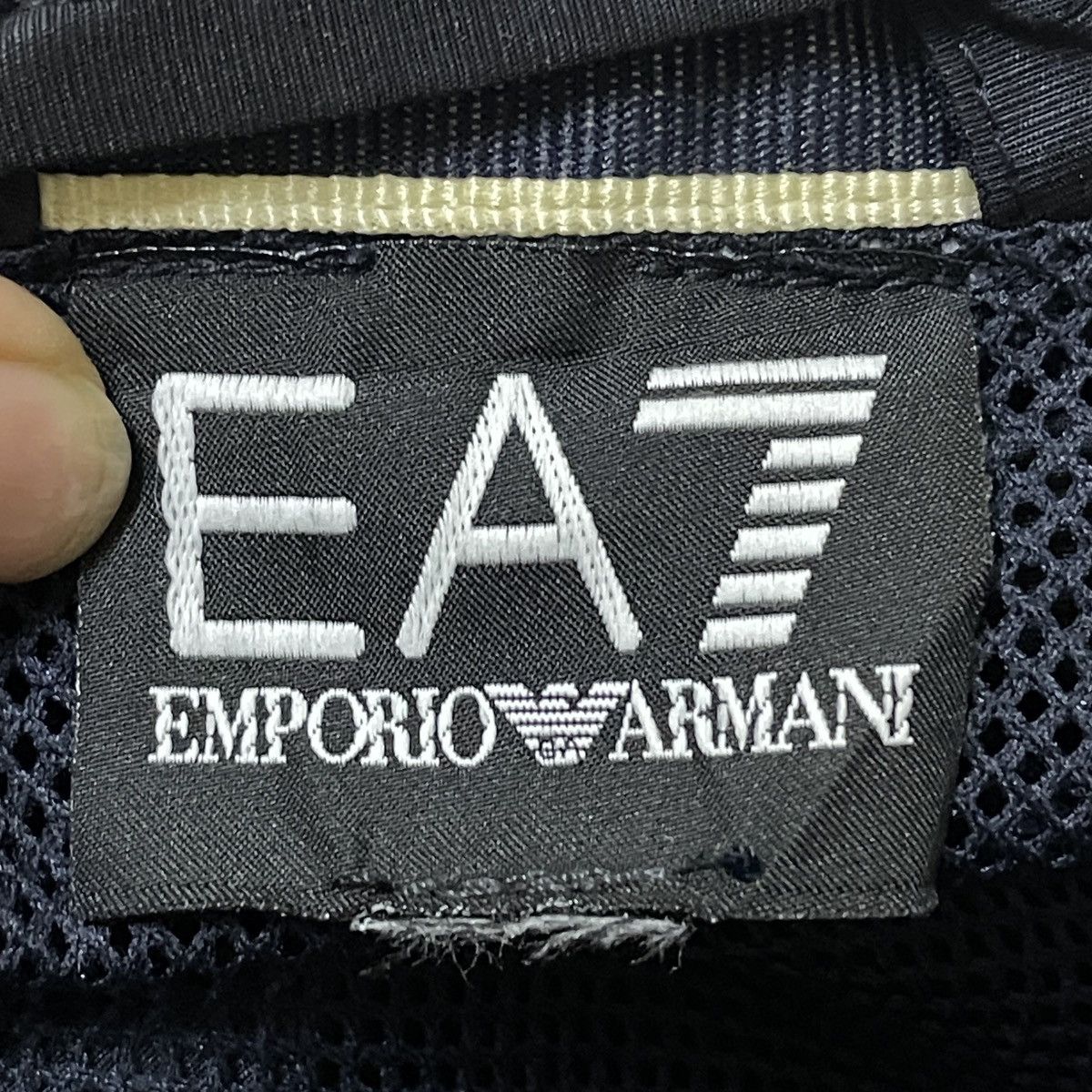Emporio Armani × Vintage Rare Design Vintage Emporio Armani Waxed Vests 2000s Size US XXL / EU 58 / 5 - 10 Thumbnail