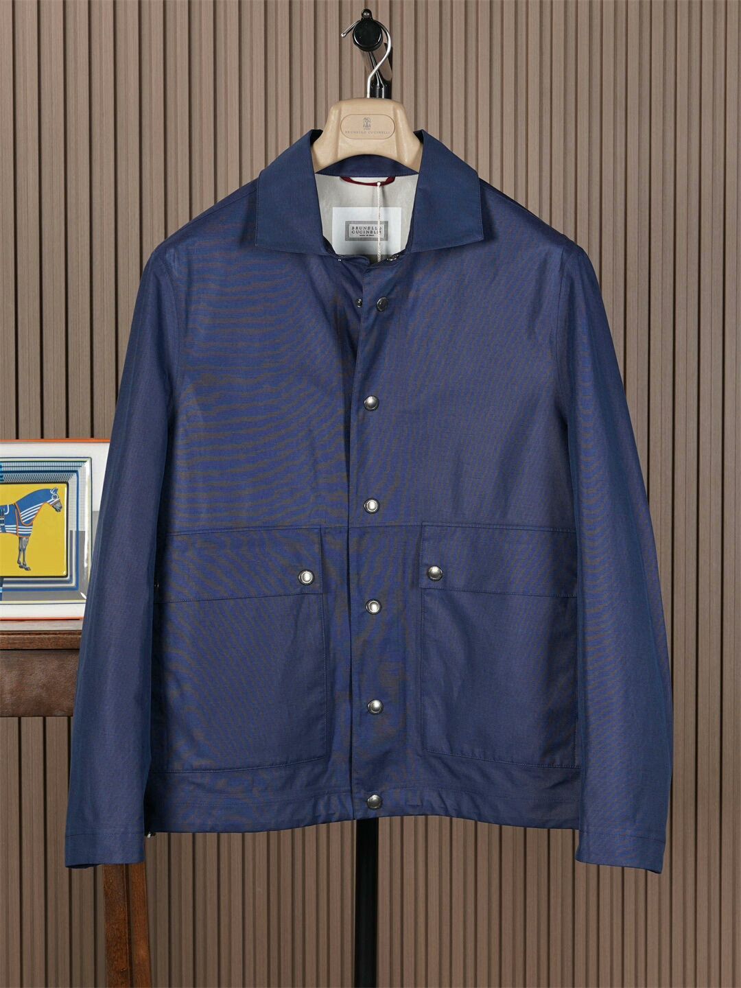 Brunello Cucinelli Brunello Cucinelli Men's Coach Jacket Size US M / EU 48-50 / 2 - 1 Thumbnail
