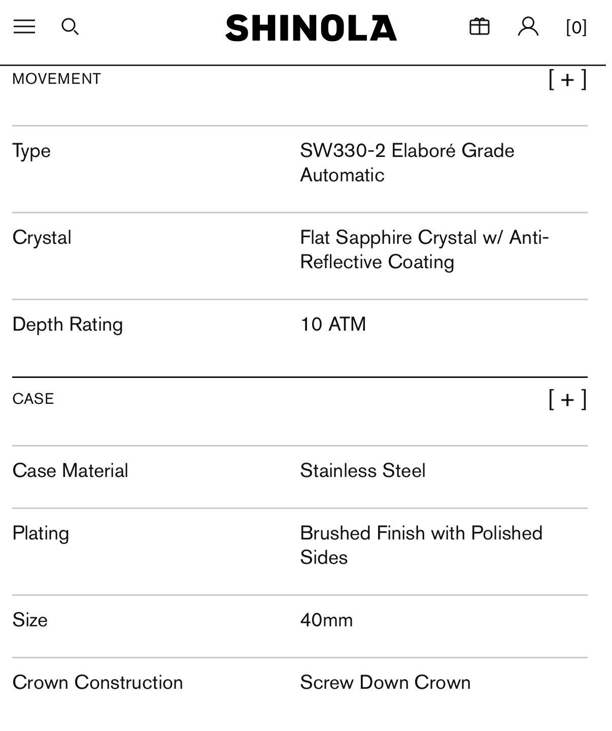 Shinola SHINOLA MONSTER WORLDTIMER GMT WATCH 40MM AUTOMATIC Size ONE SIZE - 7 Thumbnail