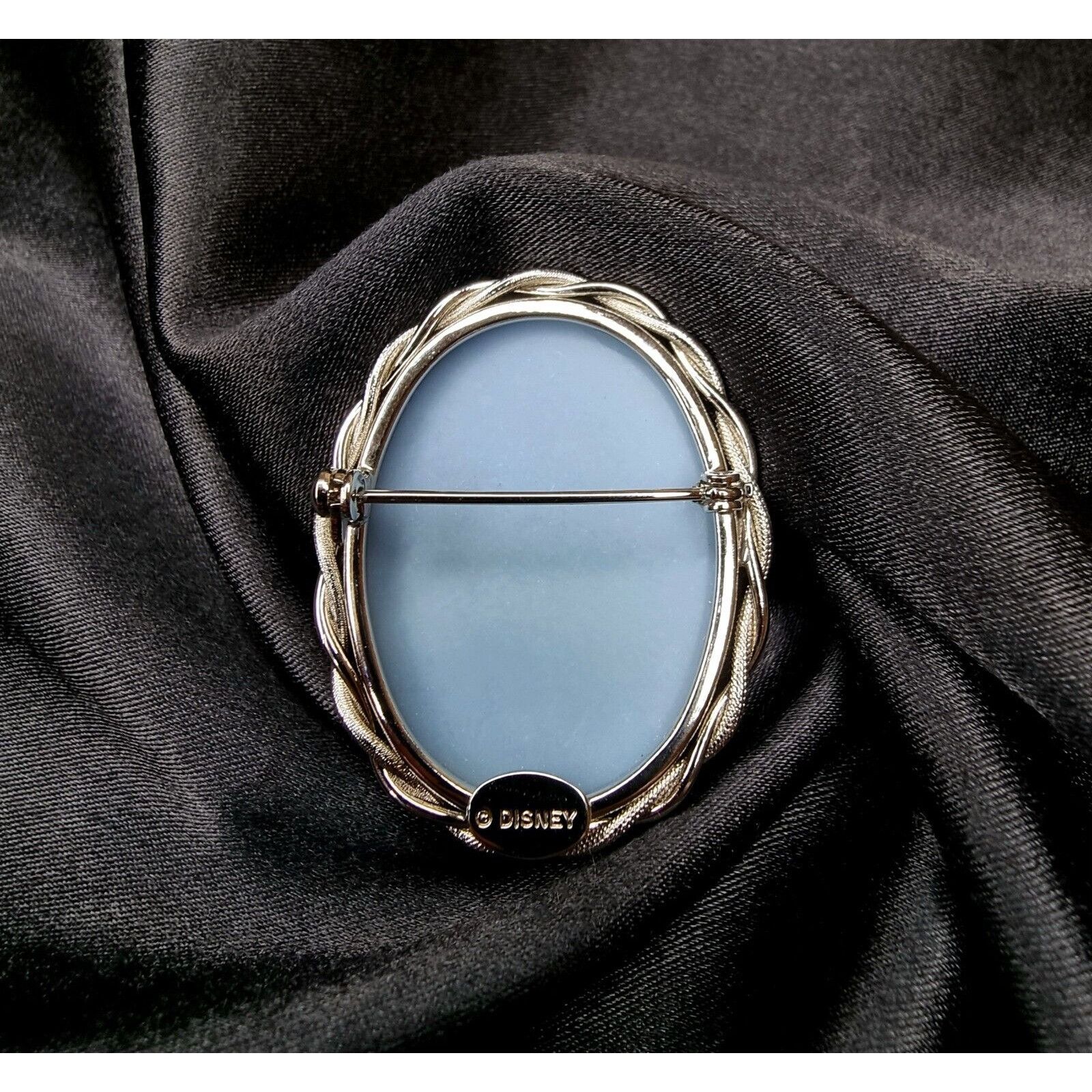 Disney Rare Find Disney Mickey Mouse Blue Cameo Silver Tone Brooch Size ONE SIZE - 4 Thumbnail