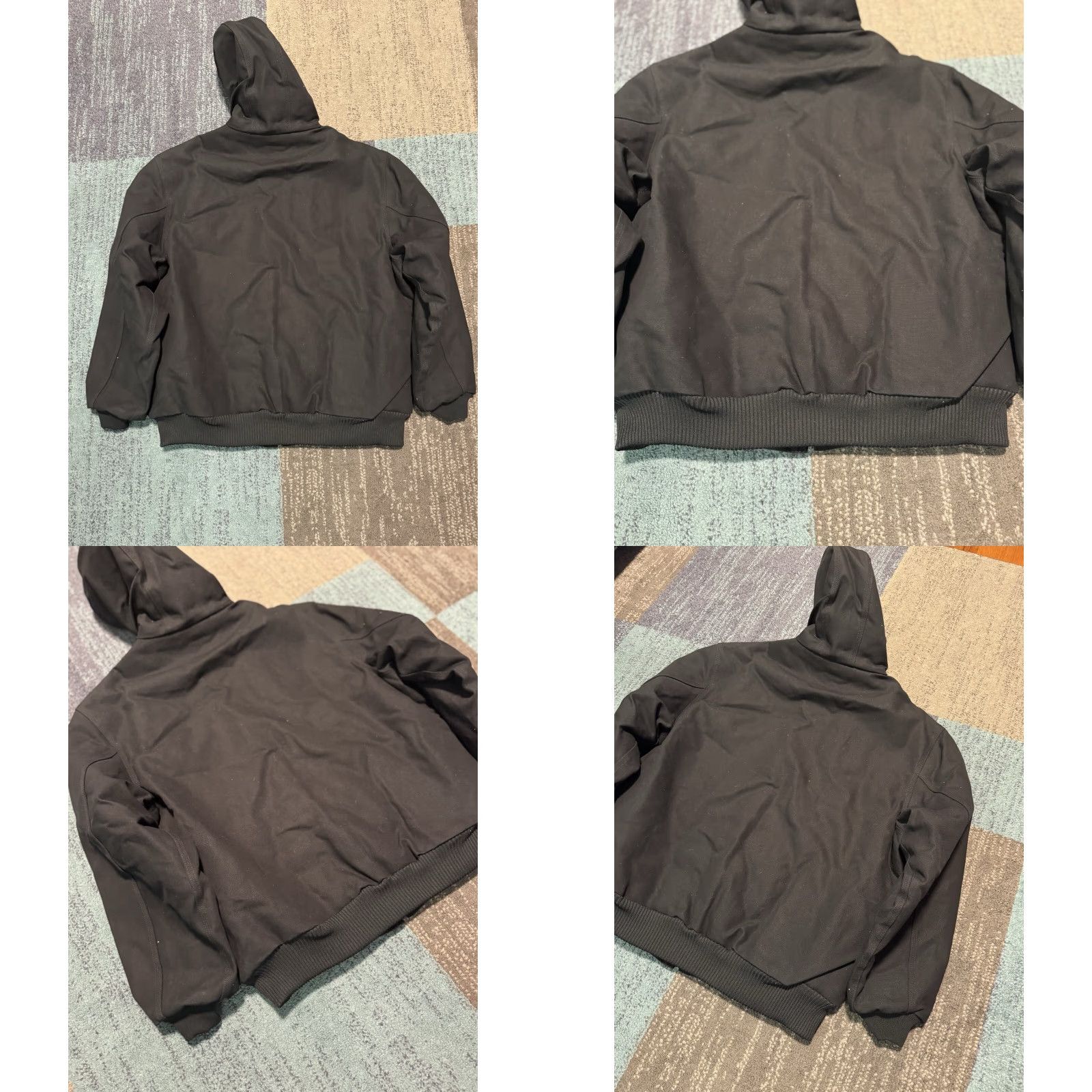 Carhartt Carhartt Jacket Mens XL Canvas Duck Quilted Lining 103940 Black RIGID Logo Size US XL / EU 56 / 4 - 8 Thumbnail
