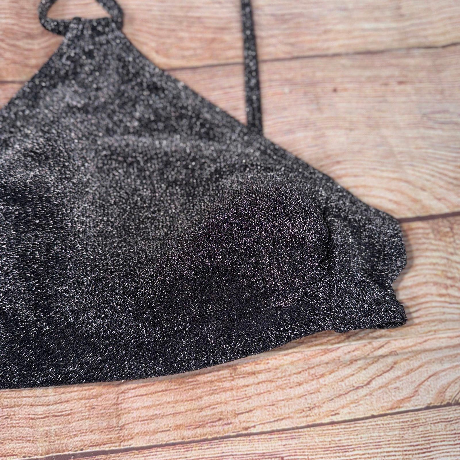 Other Wild Fable Small Glitter Bikini Top Size ONE SIZE - 3 Thumbnail