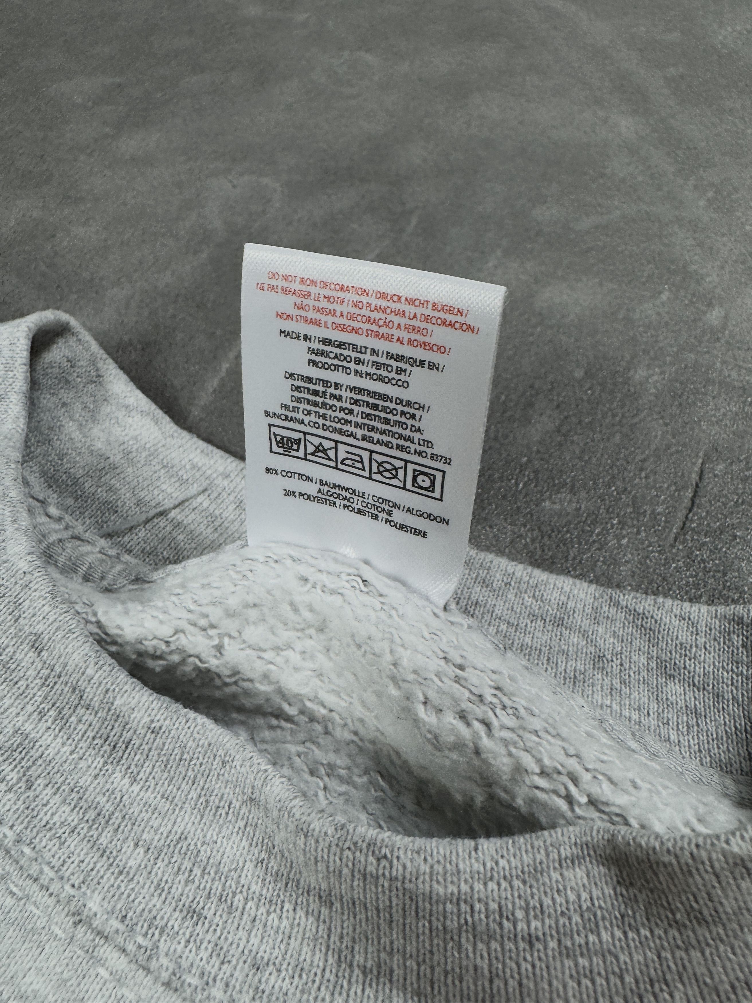 Fruit Of The Loom × Vintage Vintage Fruit Of The Loom FOTL 90s boxy blank crewneck Size US XL / EU 56 / 4 - 8 Thumbnail
