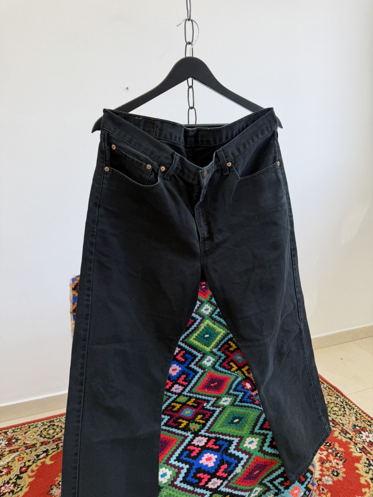 Hedi Slimane 00s Diesel Hedi Slimane Dior Style Washed Denim Jeans Size US 36 / EU 52 - 7 Thumbnail