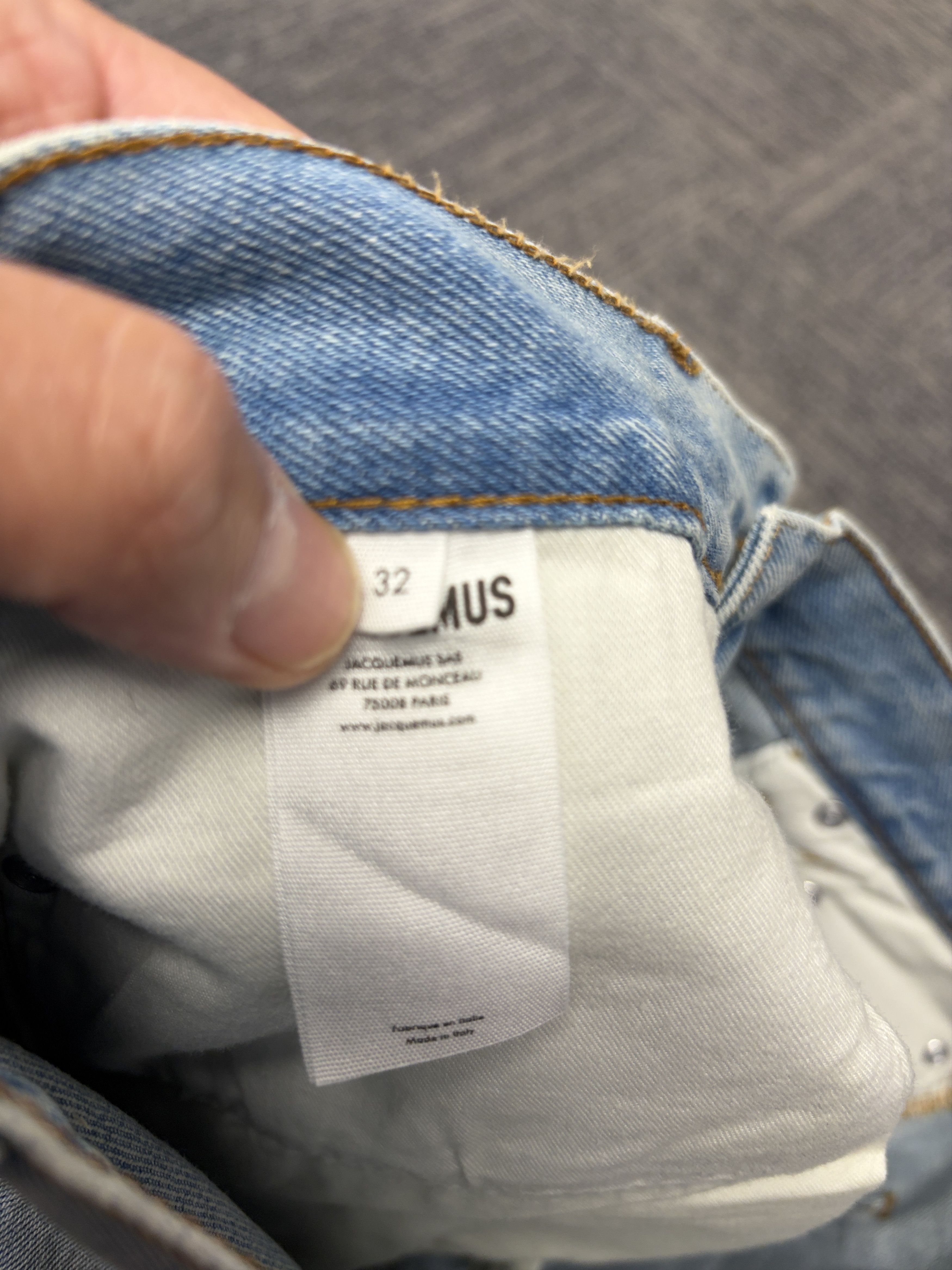 Jacquemus Jacquemus Blue Les Classiques 'Le de Nîmes Droit' Jeans sz32 Size US 32 / EU 48 - 6 Thumbnail