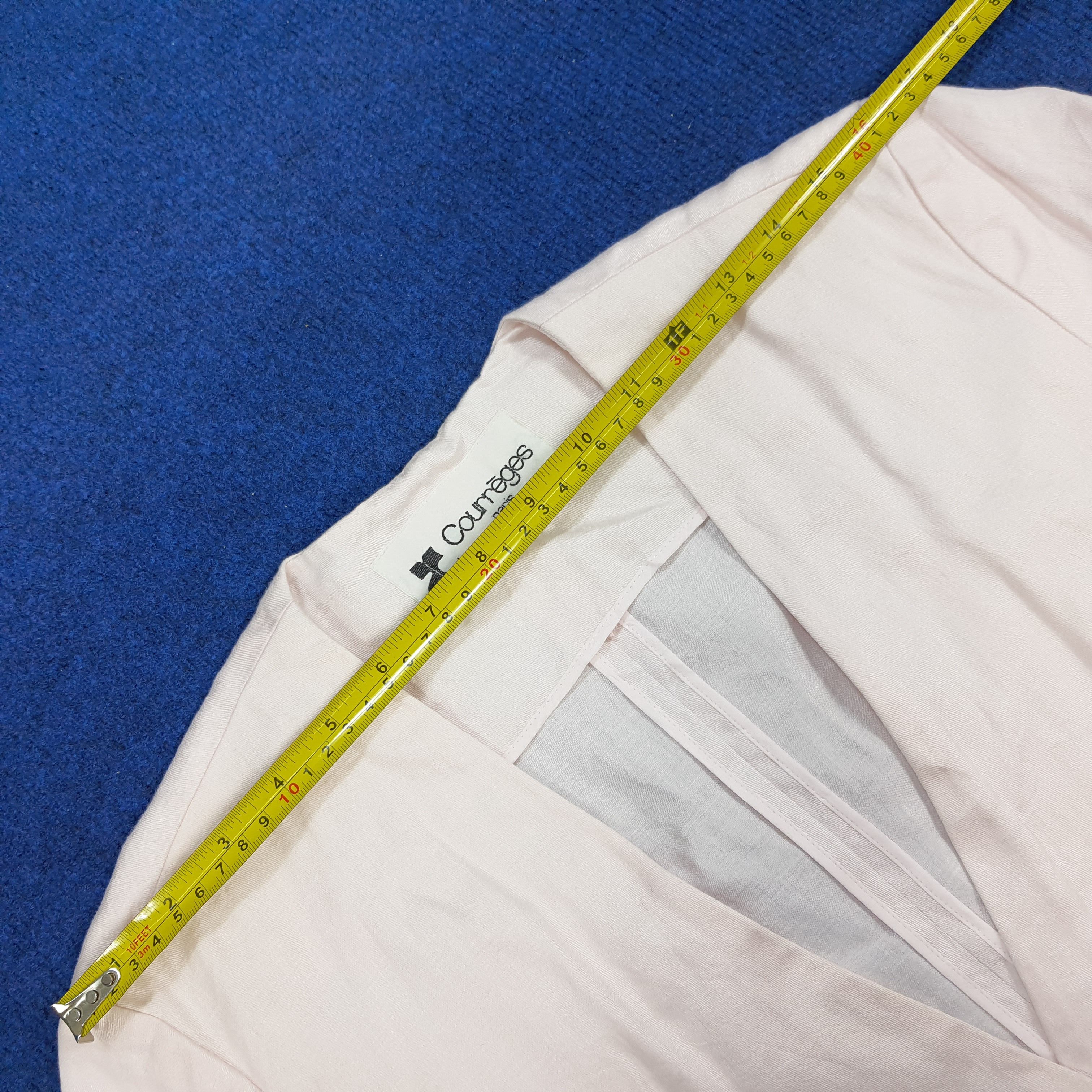 Courreges × Vintage Vintage Courreges Paris Light Blazer Size XS / US 0-2 / IT 36-38 - 8 Thumbnail