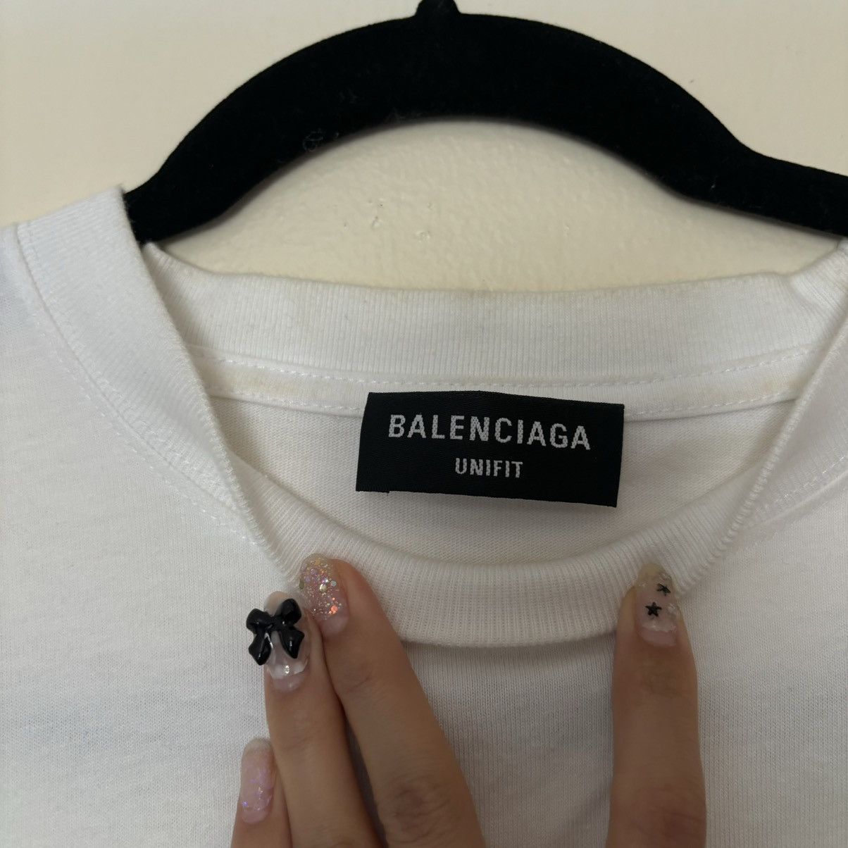 Balenciaga Balenciaga White Wide Line Barcode T-Shirt Size S / US 4 / IT 40 - 3 Thumbnail