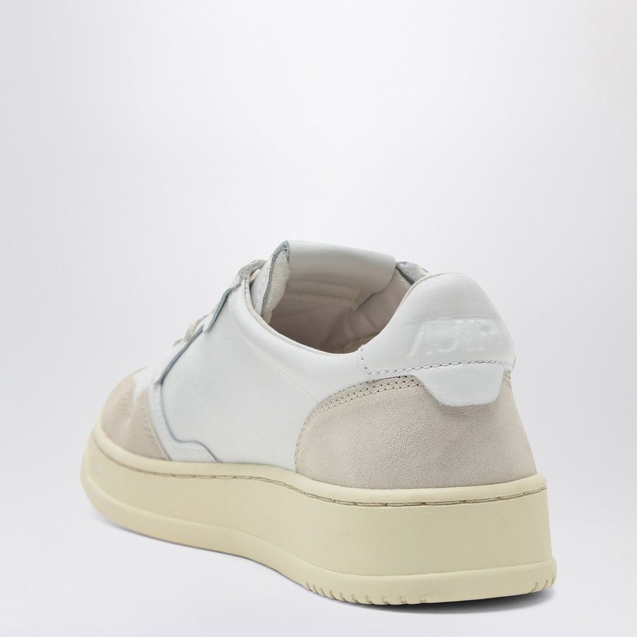 AUTRY o1d2blof0725 Leather Low-Top Sneakers in White/Beige Size US 10 / EU 43 - 5 Thumbnail