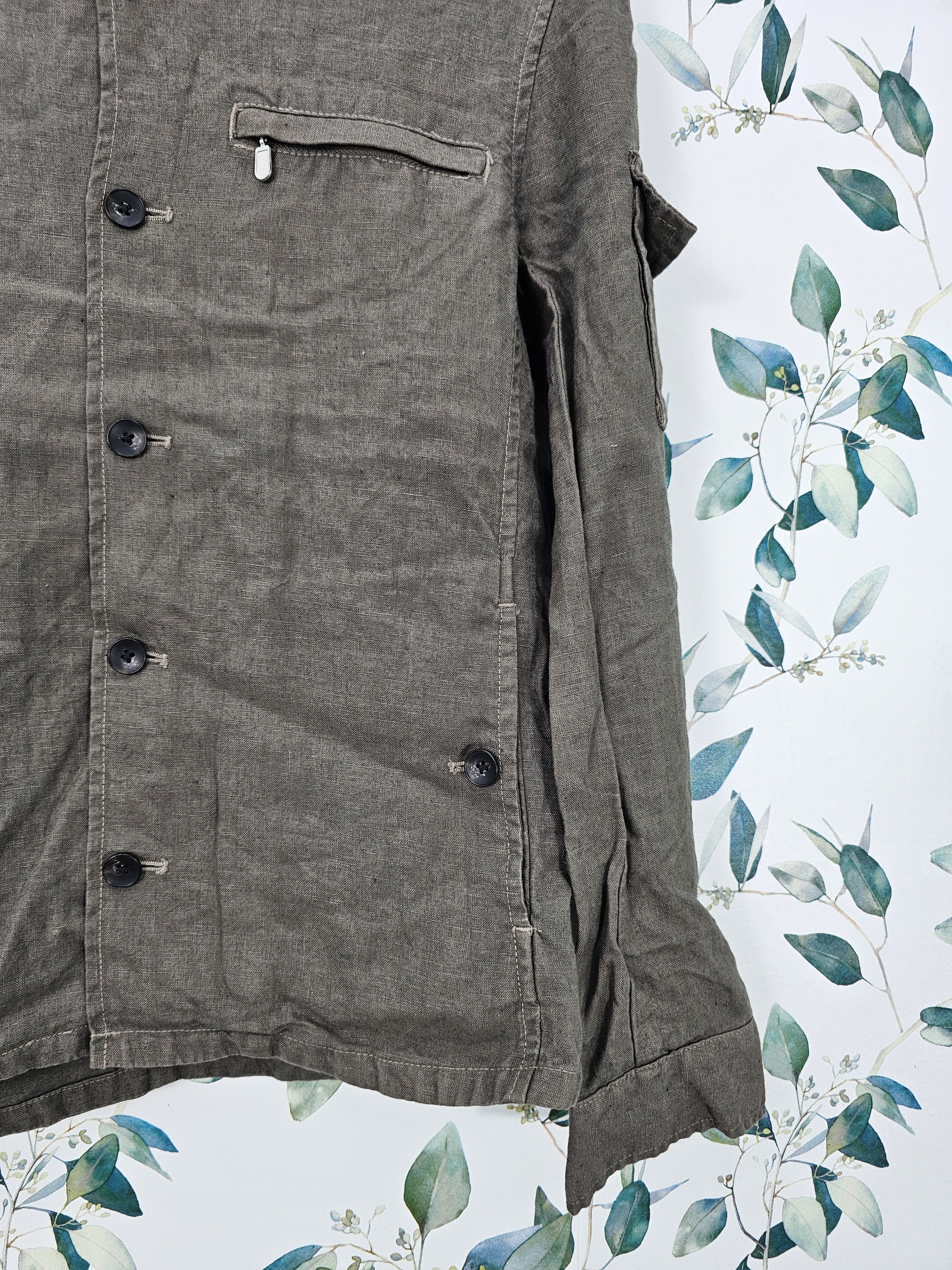 Journal Standard Vintage JOURNAL STANDARD Button Ups Linen Jacket J0138 Size US M / EU 48-50 / 2 - 3 Thumbnail