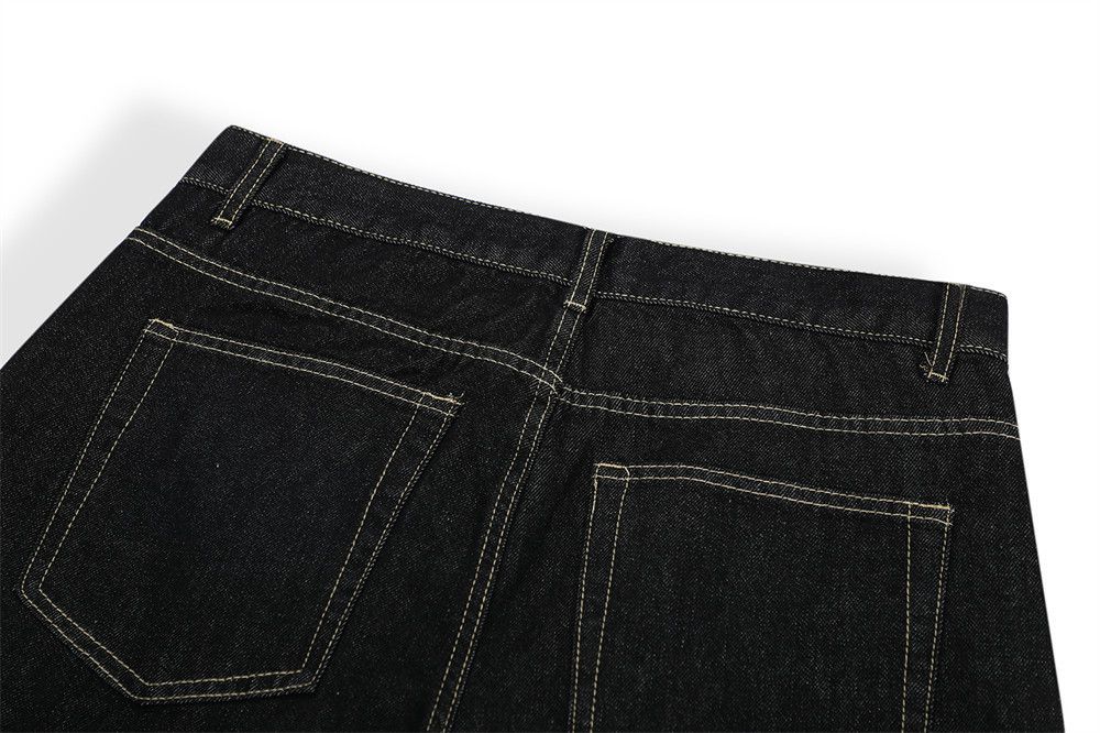 Jean Men's versatile loose casual simple retro jeans Size US 32 / EU 48 - 5 Thumbnail