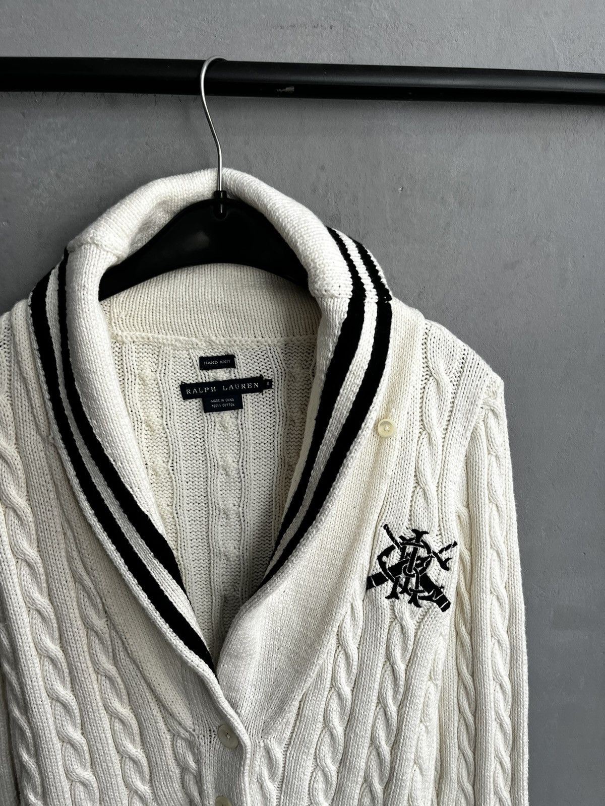 Ralph Lauren × Vintage Ralph Lauren knit sweater cardigan vintage Size M / US 6-8 / IT 42-44 - 4 Thumbnail