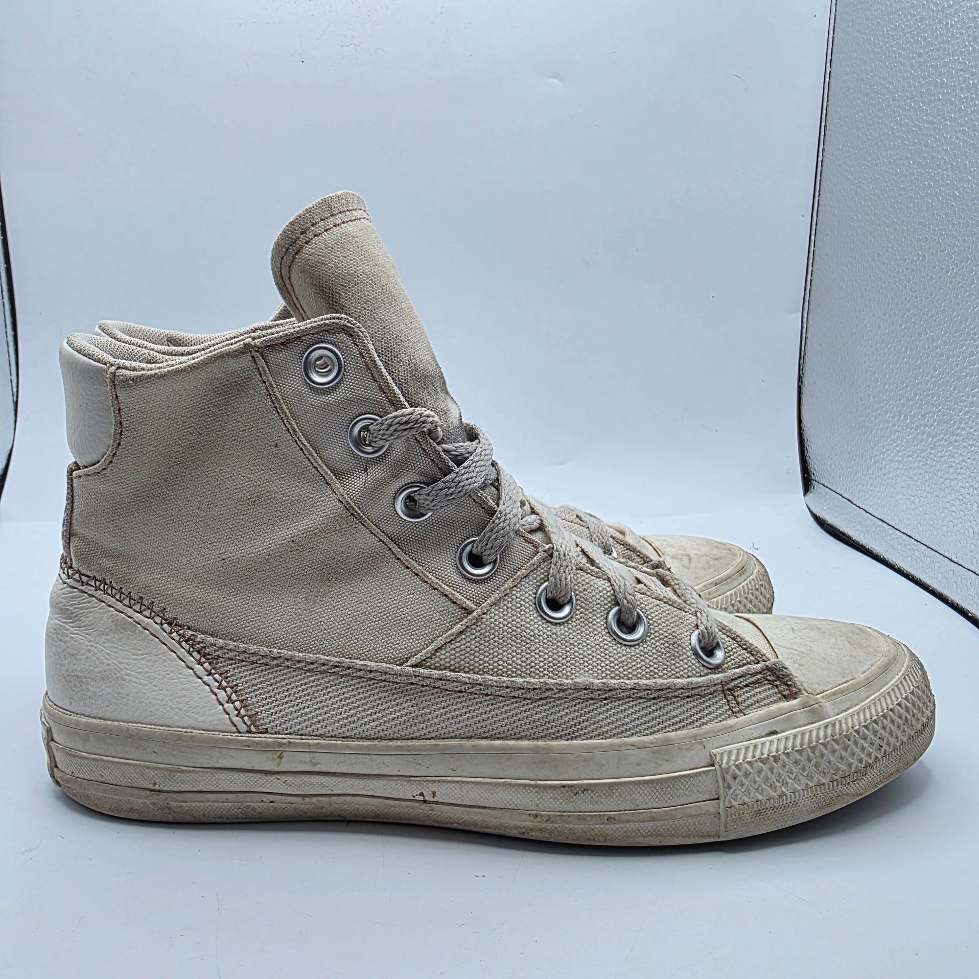 Converse Converse Chuck Taylor Patchwork Womens Size 7 White Sneaker Size US 7 / IT 37 - 12 Thumbnail