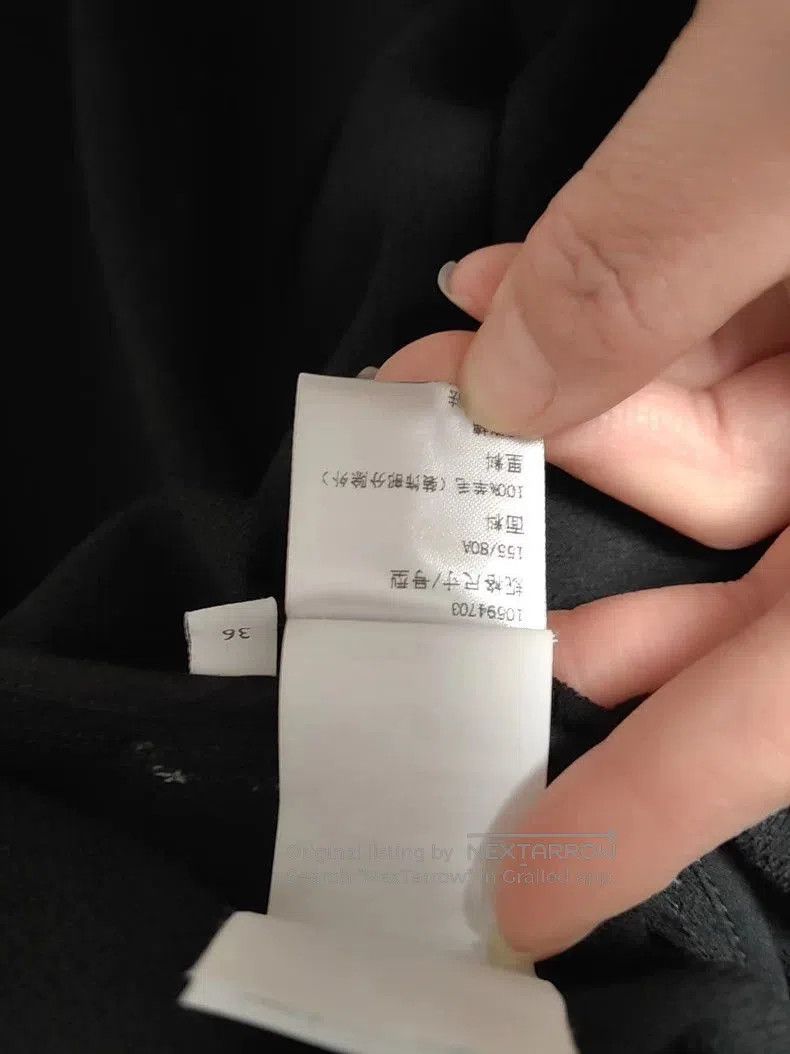 Loewe LOEWE Black Wrap Dress Size 36. Size US 36 / EU 52 - 6 Thumbnail