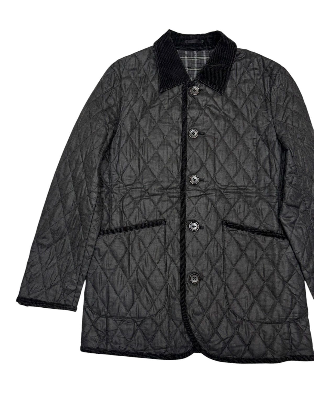 Burberry Black Label Quilted Jacket Overcoat Size US M / EU 48-50 / 2 - 7 Thumbnail