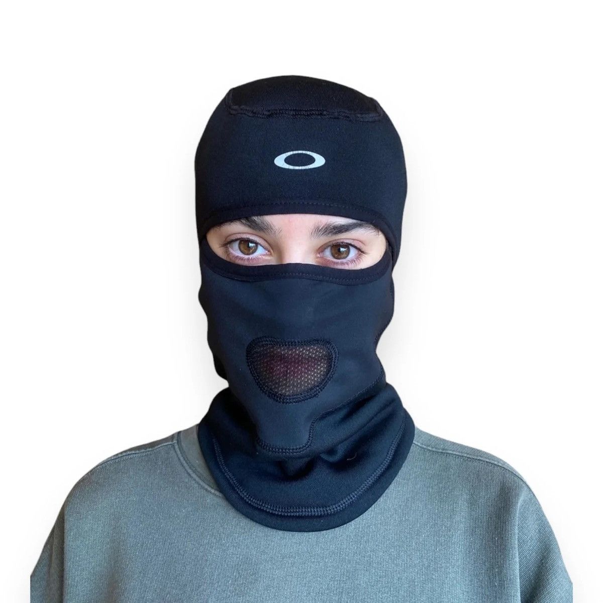Oakley Vintage Y2K Oakley Black Balaclava Hat Logo Size ONE SIZE - 1 Thumbnail