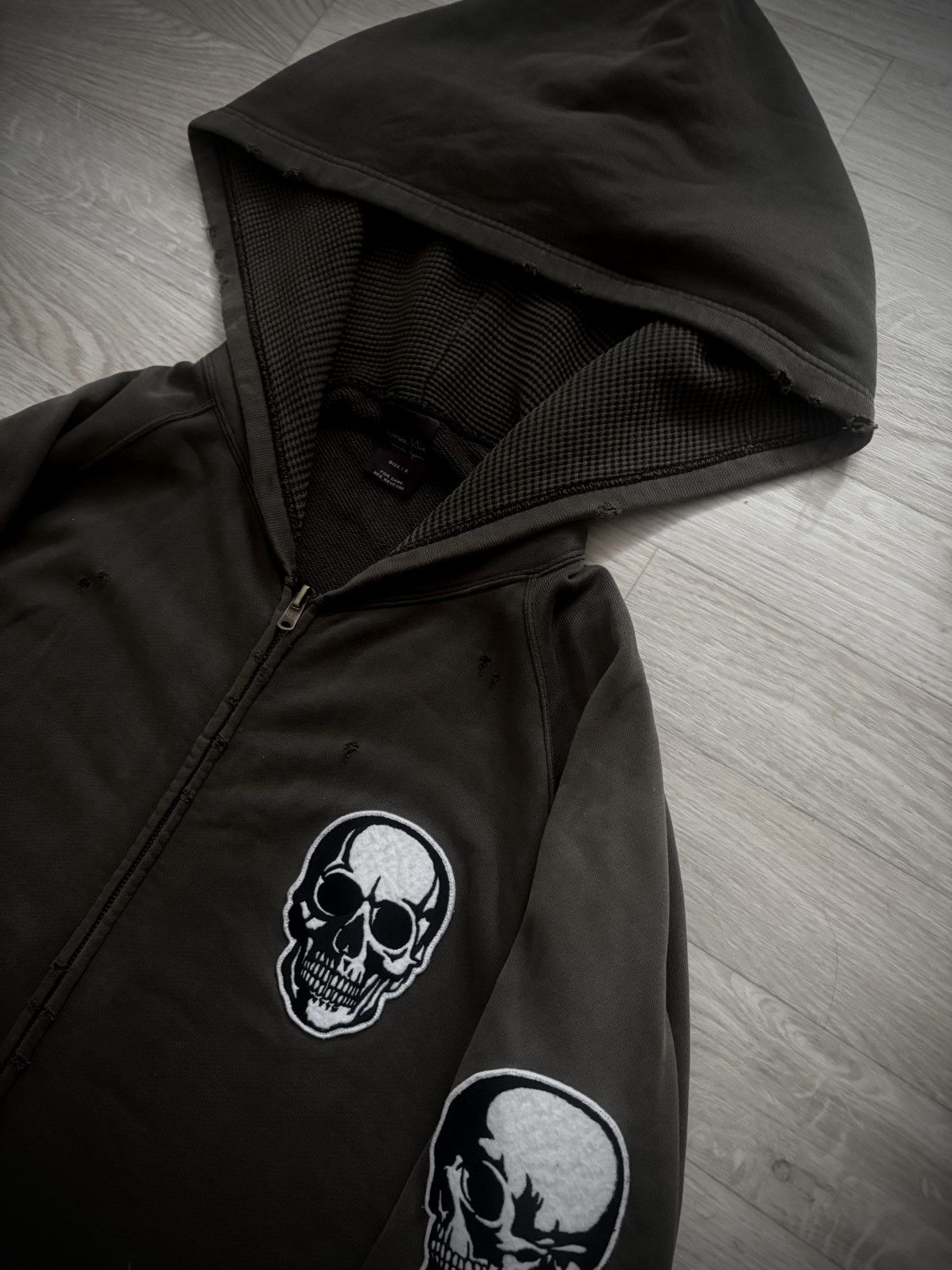 Number (N)ine Number Nine SS04 double skull zip | Grailed