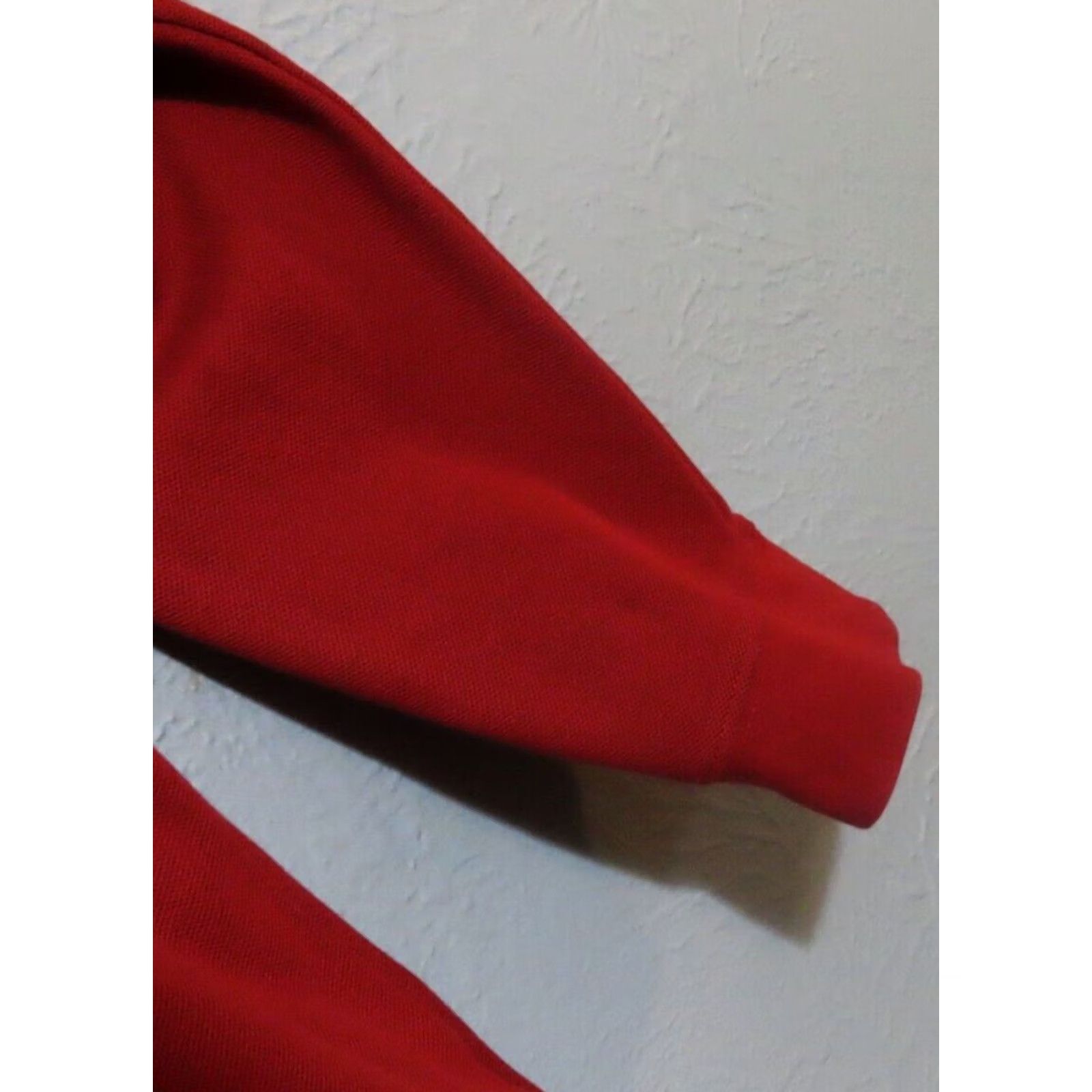 Vintage LL Bean Mens LT Red Long Sleeve Sweatshirt Polo Sweater Sweatshirt Pullover Cotton Outdoor Classic Big & Tall Mens Size US L / EU 52-54 / 3 - 5 Thumbnail