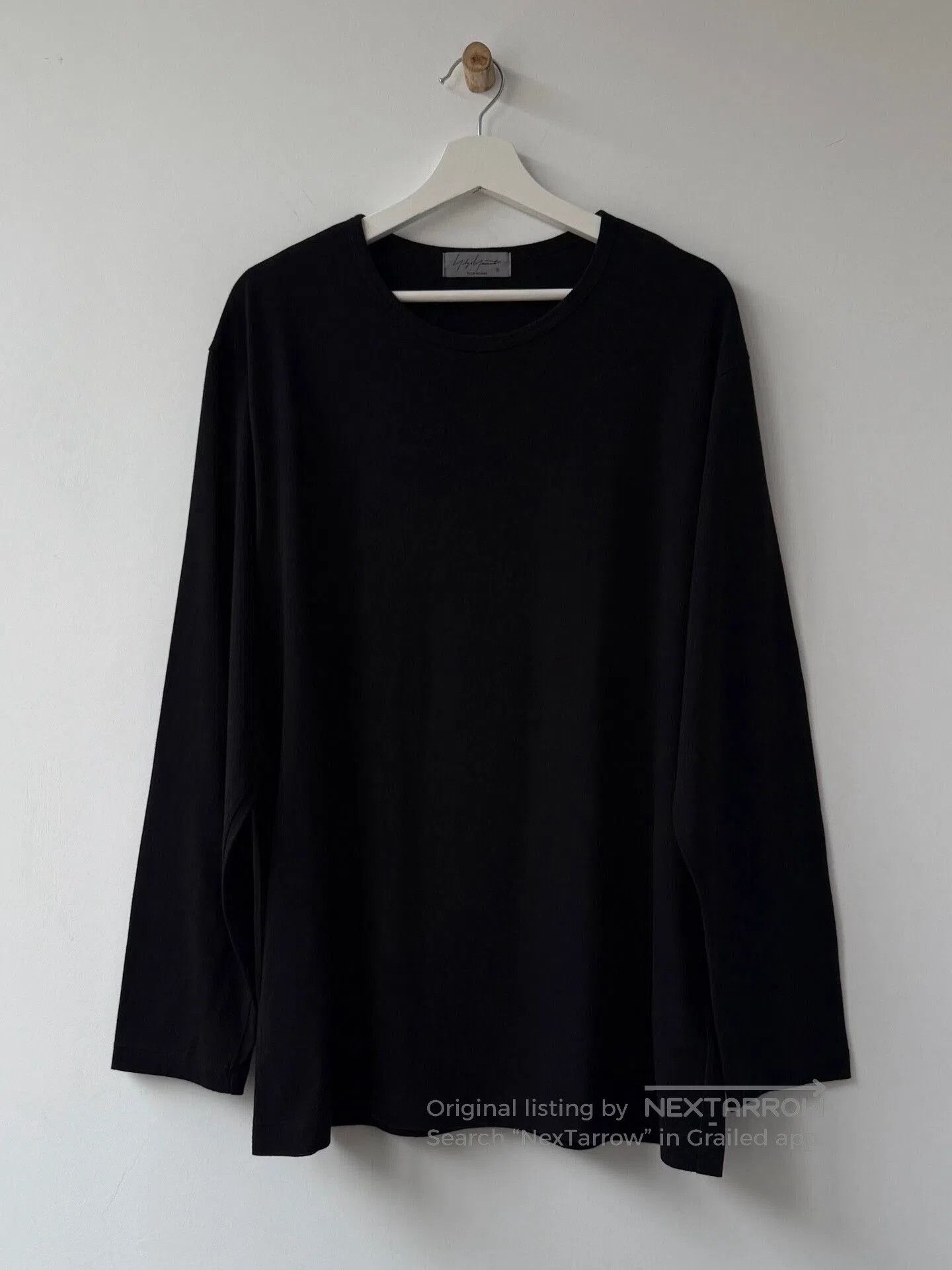 Yohji Yamamoto Yohji Yamamoto Black Cotton Long Sleeve Top. Size US L / EU 52-54 / 3 - 2 Thumbnail