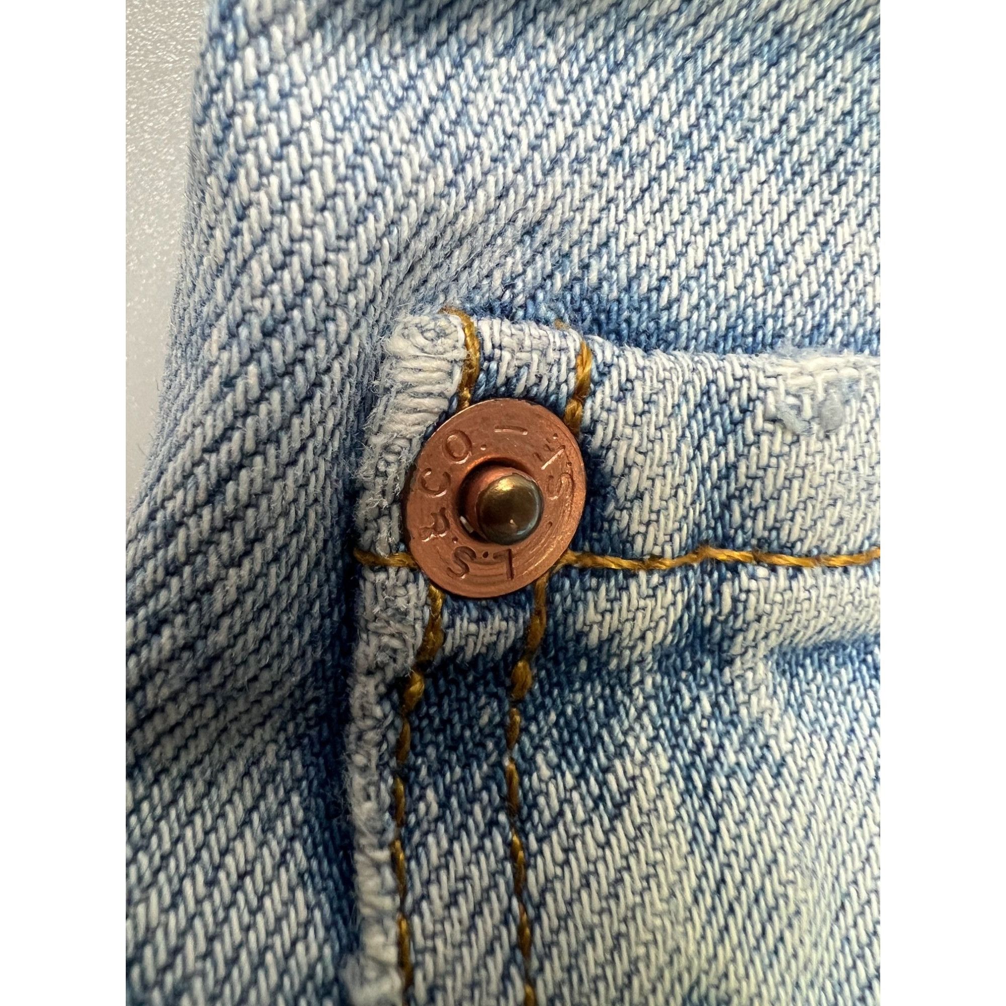 Levi's Vintage Clothing Levi’s 726 Vintage Distressed Denim Jeans Pants (Y1062) Size US 33 - 6 Thumbnail