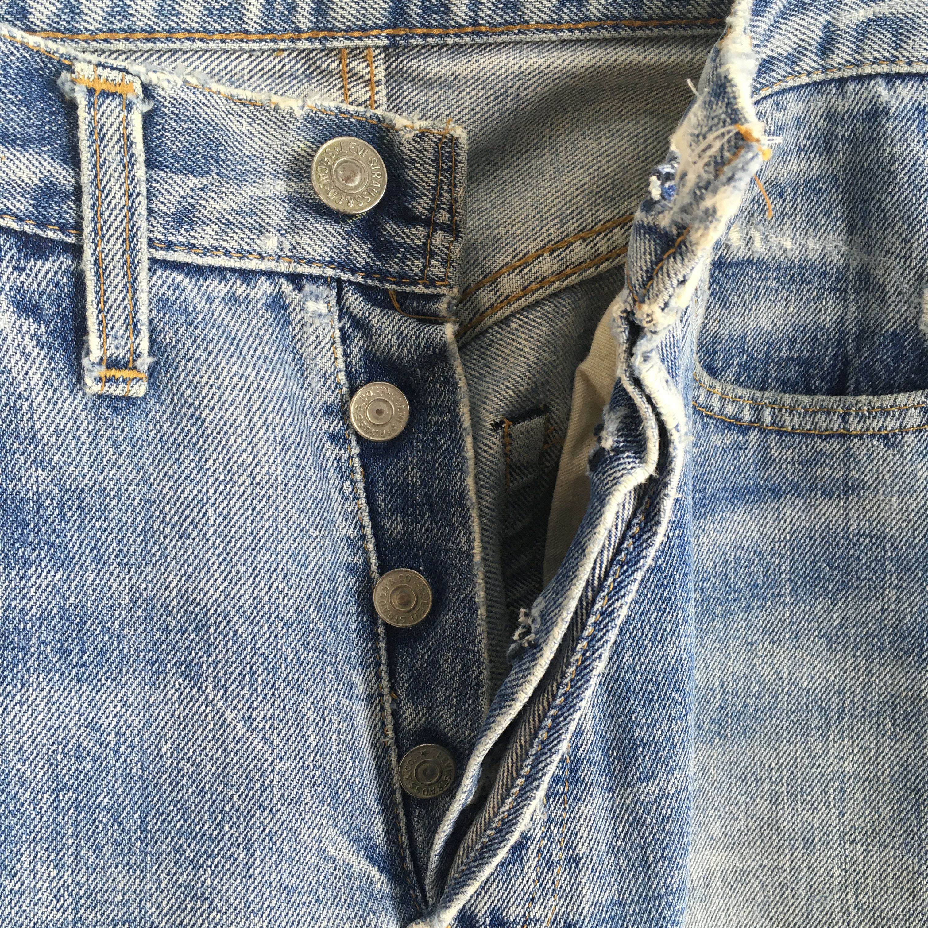 Levi's Size 27x30 Vintage 1970s Levi's 501 Selvedge Jeans S1924 Size 27" / US 4 / IT 40 - 6 Thumbnail